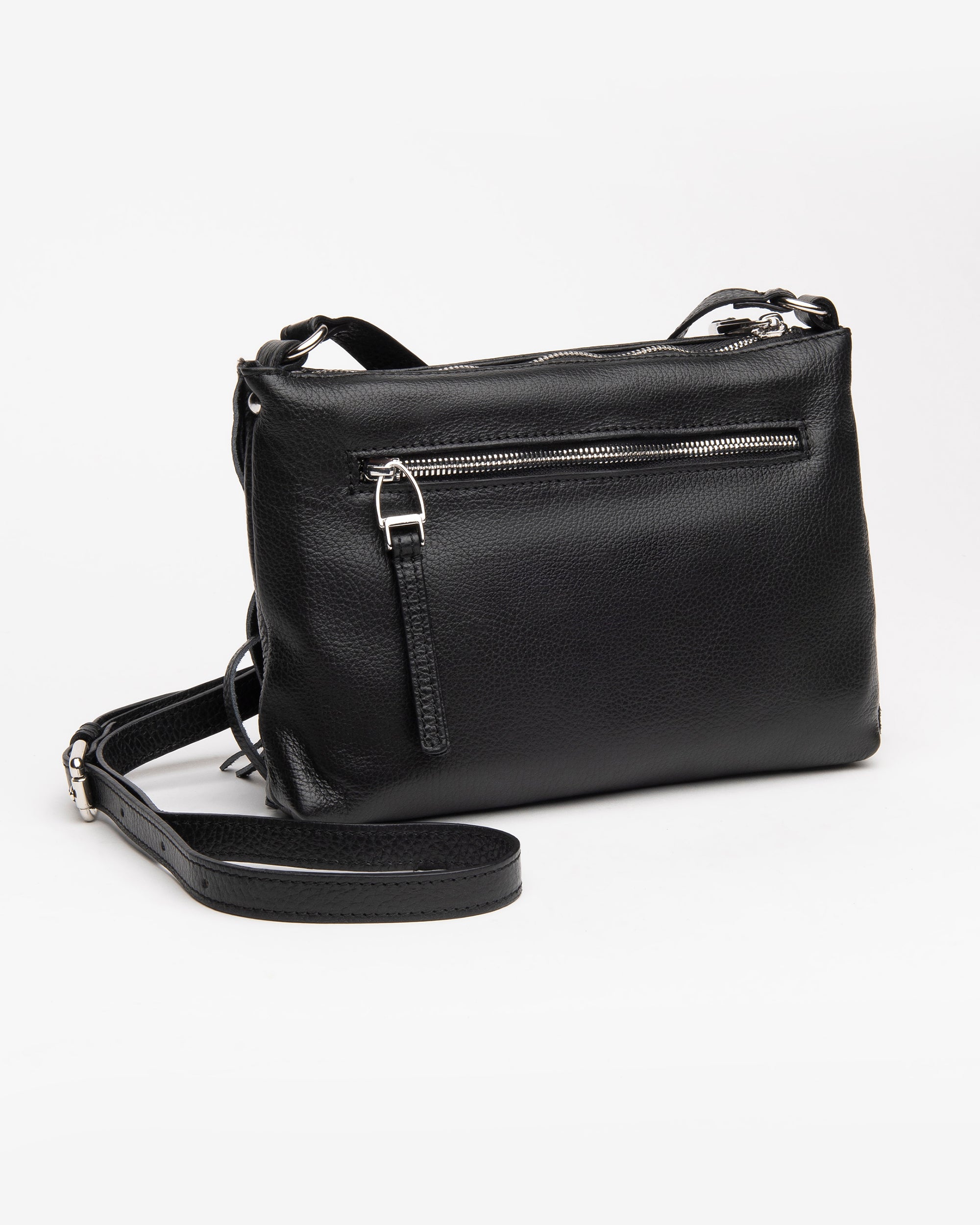 NeroGiardini Sacs sac bandoulière femme cuir franges