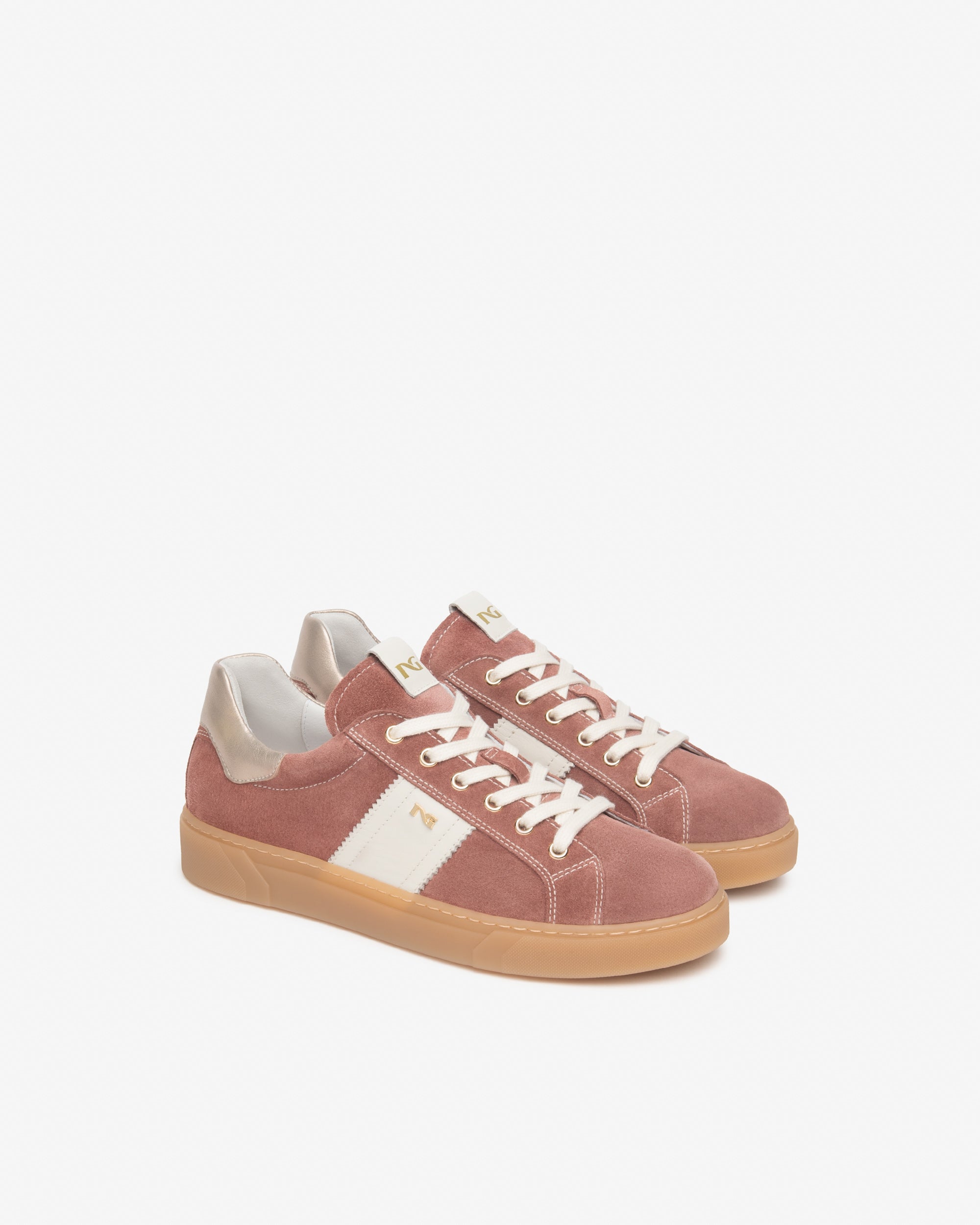 NeroGiardini Sneakers Femme Cuir Velours Été Confort