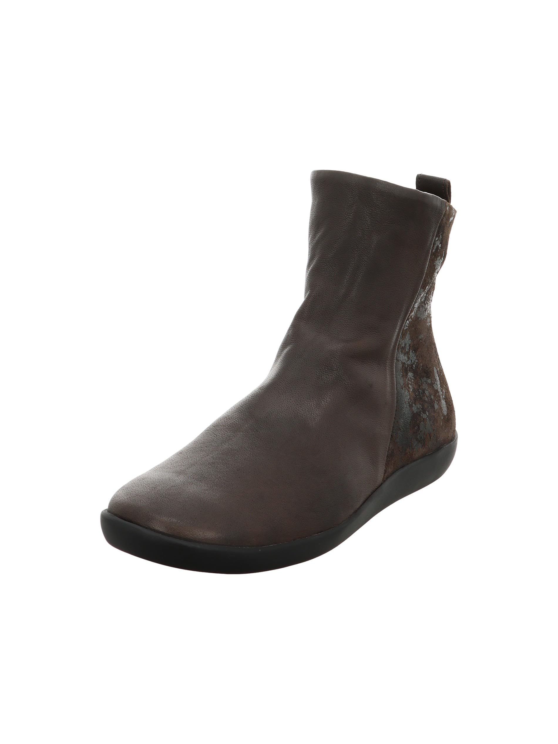 Think Nature bottines femme cuir doublure cuir noir