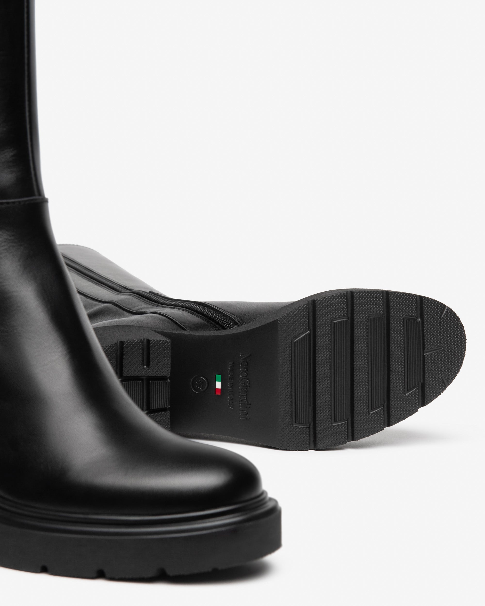 NeroGiardini Bottes Femme Cuir Talon 85 mm