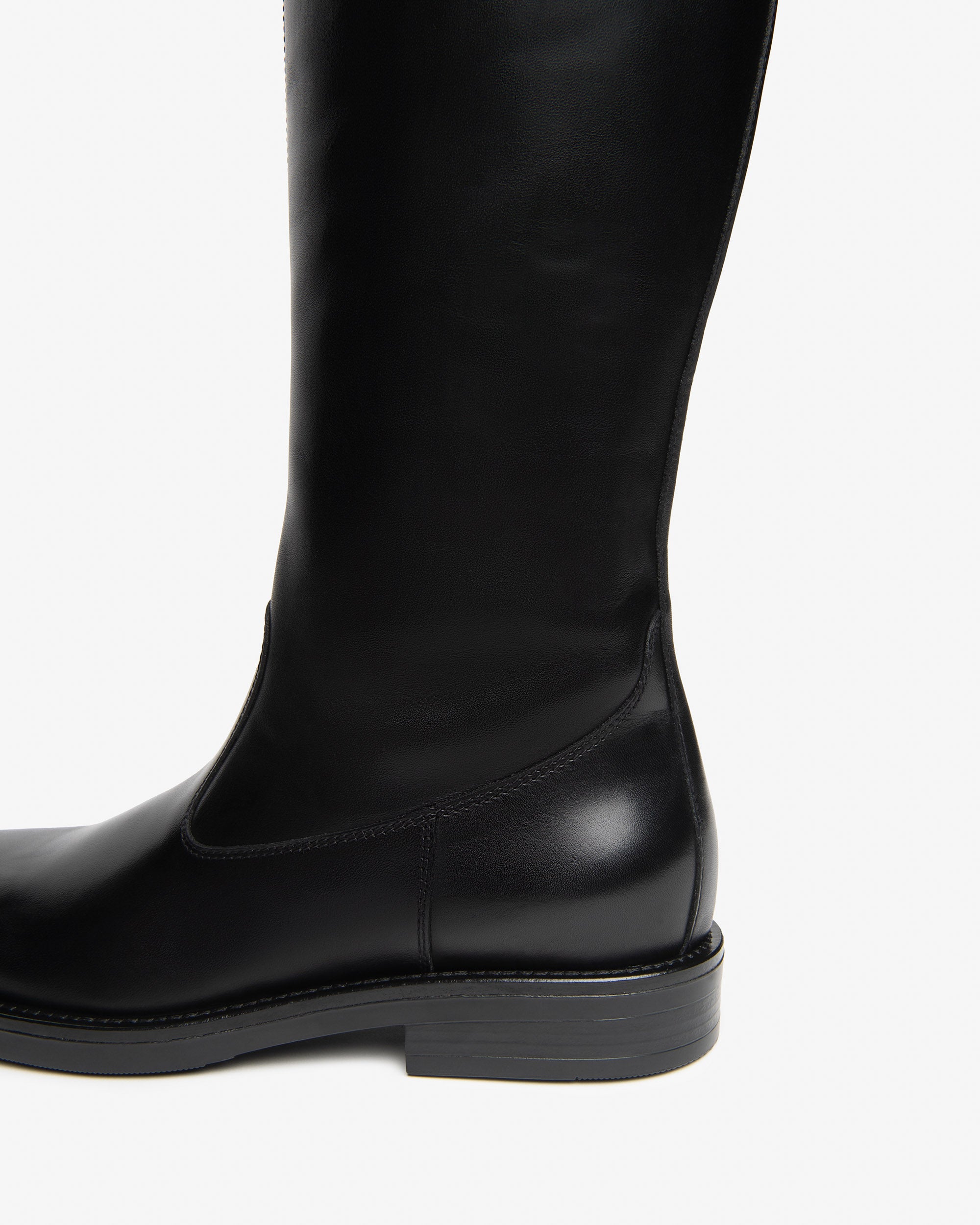 Nerogiardini Bottes bottes cuir femme talon 30 mm