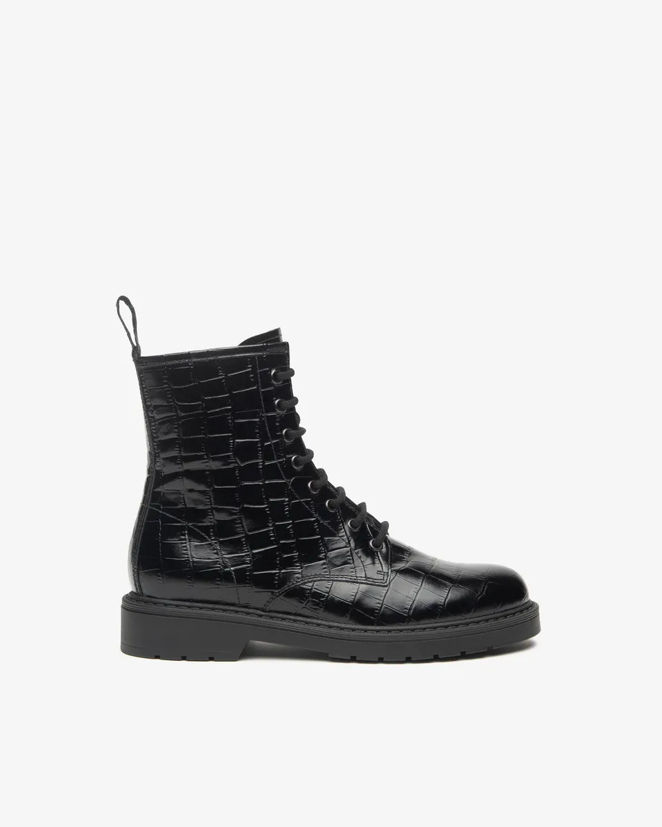 NeroGiardini Bottines Motardes Femme en Cuir Bottines Hiver
