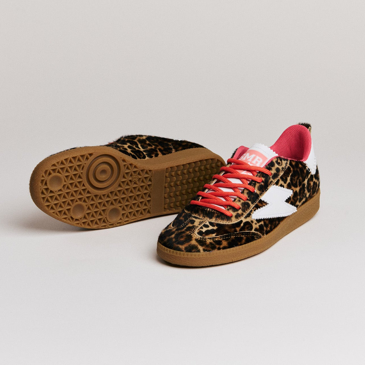 SMR Ashley C400 baskets léopard cavalino orange