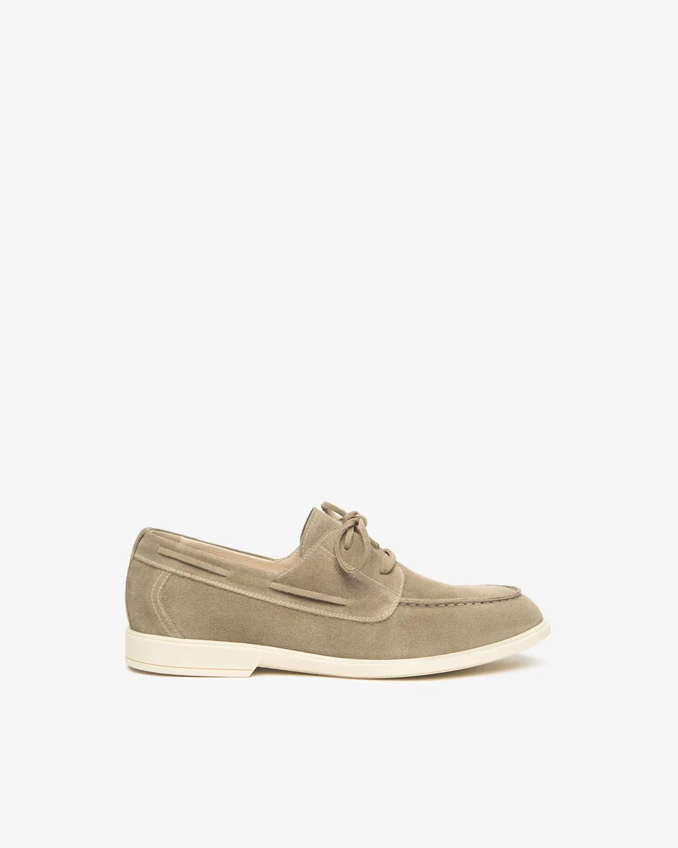 NeroGiardini Chaussures à Lacets Homme Cuir Velours