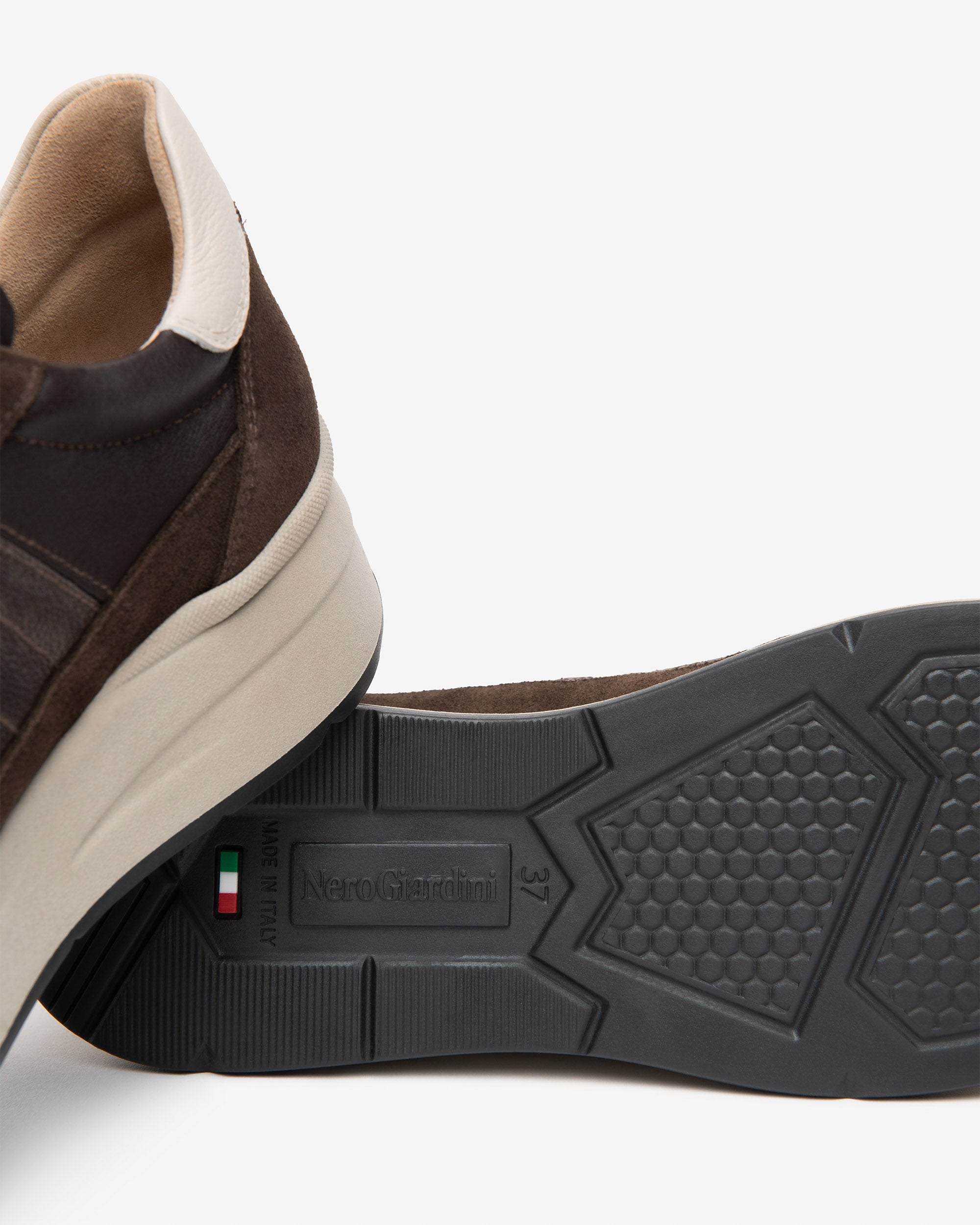NeroGiardini Sneakers Femme Cuir Daim Plateforme 35-41