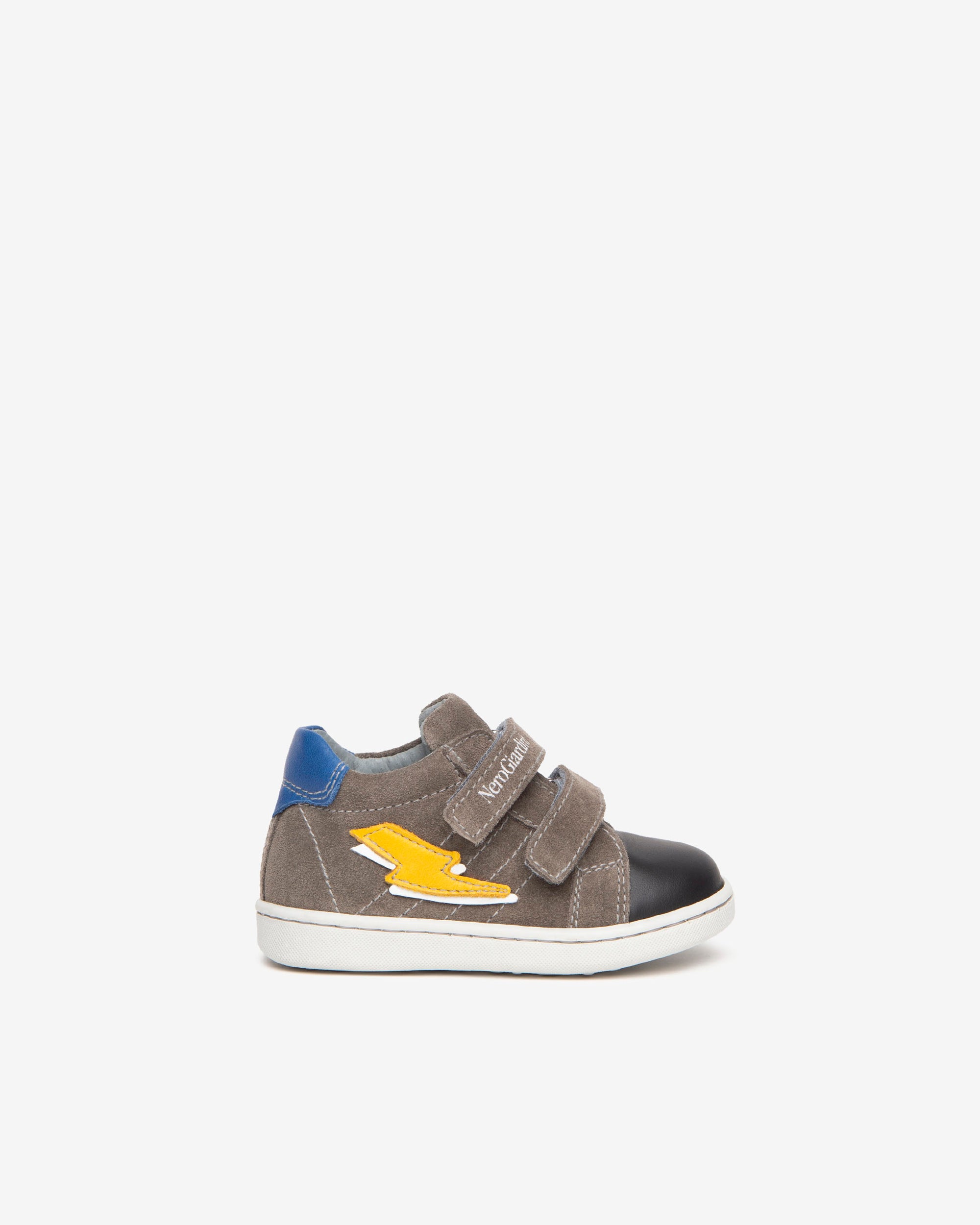 Nerogiardini Sneakers Baby Baskets Garçon Cuir Scratch
