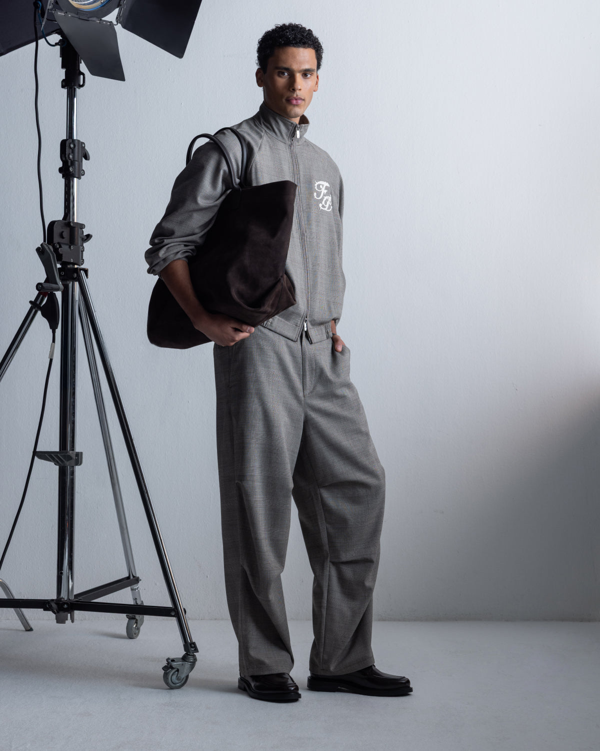 Filling Pieces Track Jacket veste Pure laine boxy