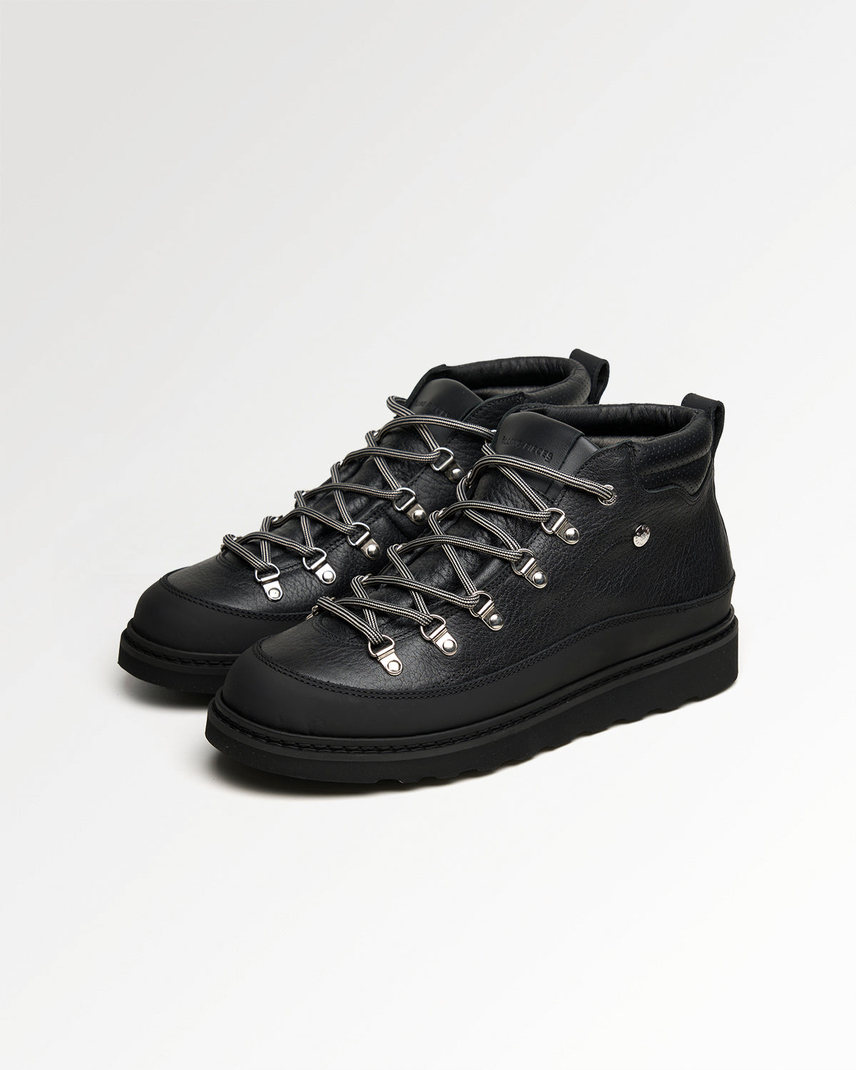 Filling Pieces Glacier Boot Boots cuir grainé noir homme