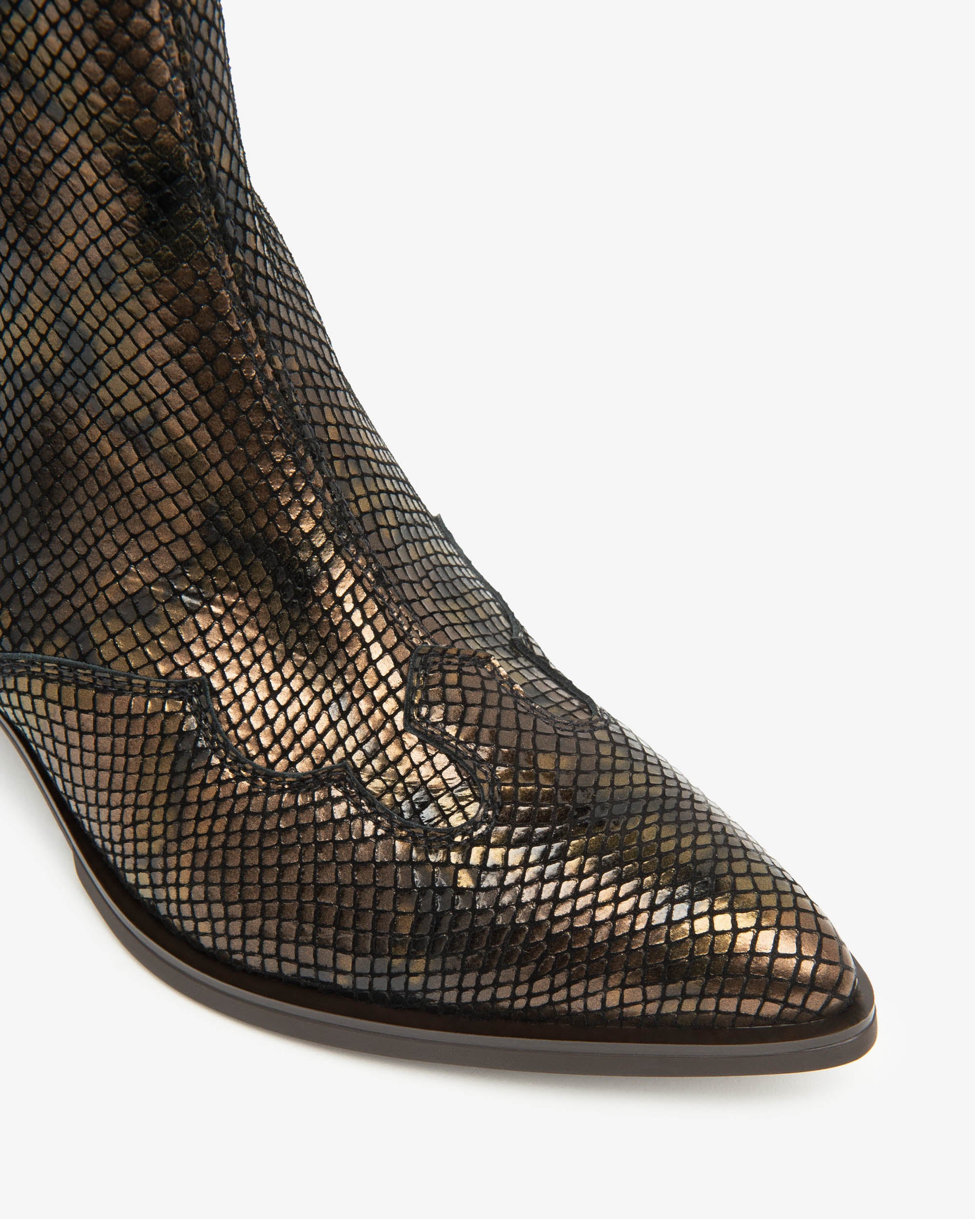 Nerogiardini Bottines Chelsea Femme Cuir Python 50 mm