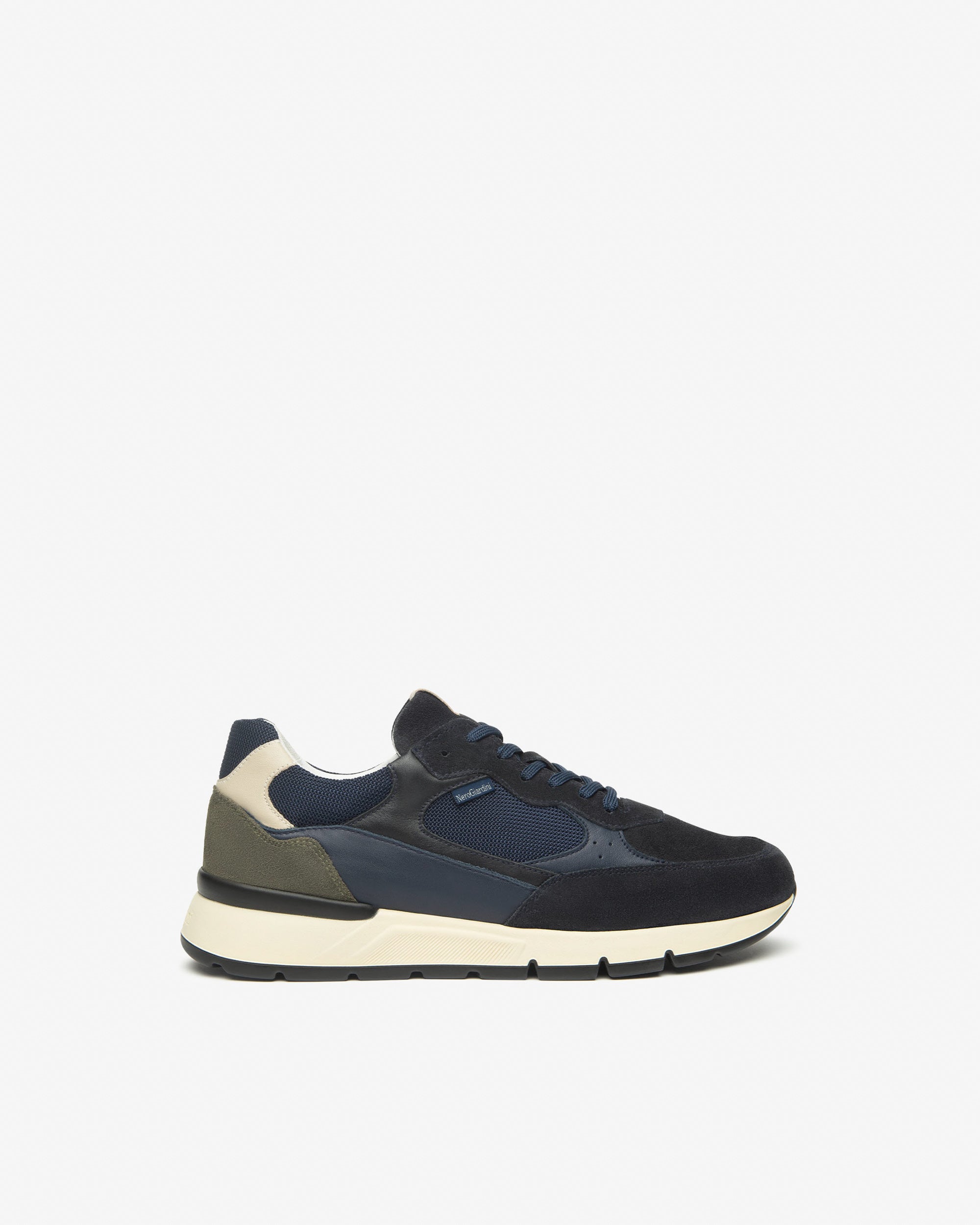 Nerogiardini Sneakers sneakers cuir homme velours toile 42