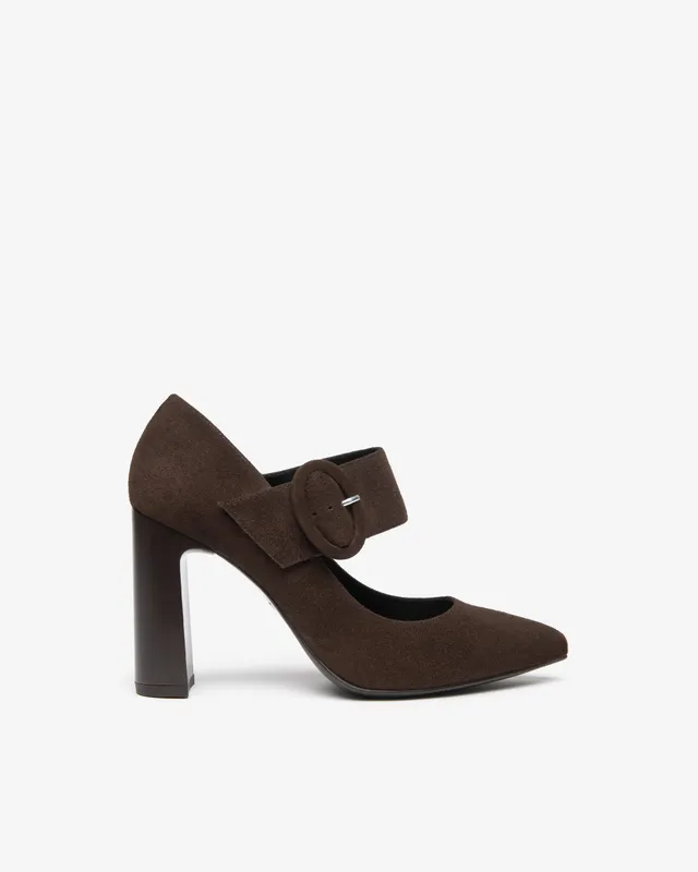 NeroGiardini Mary Jane babies velours noir