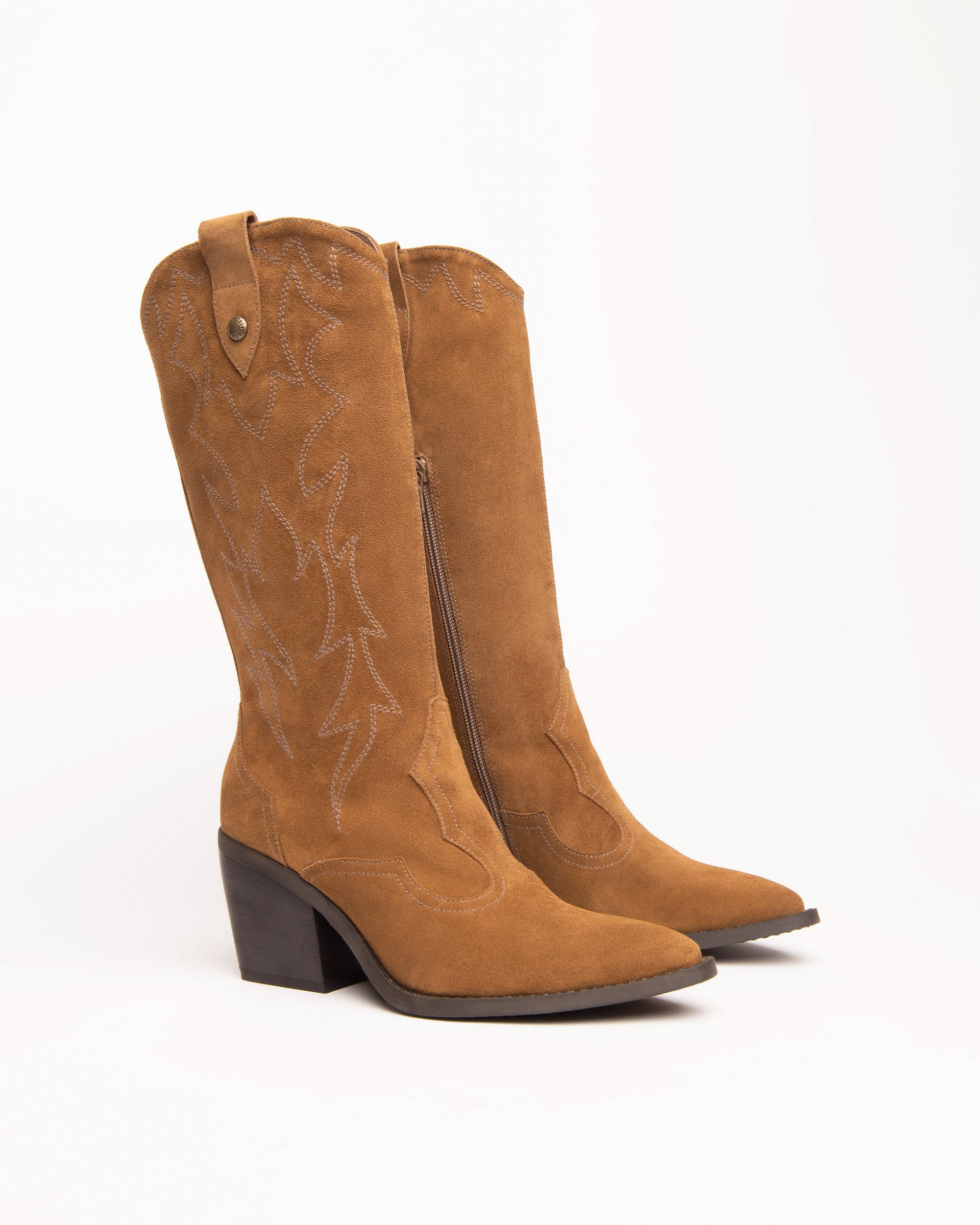 NeroGiardini Bottes Femme Cuir Velours Confort Quotidien
