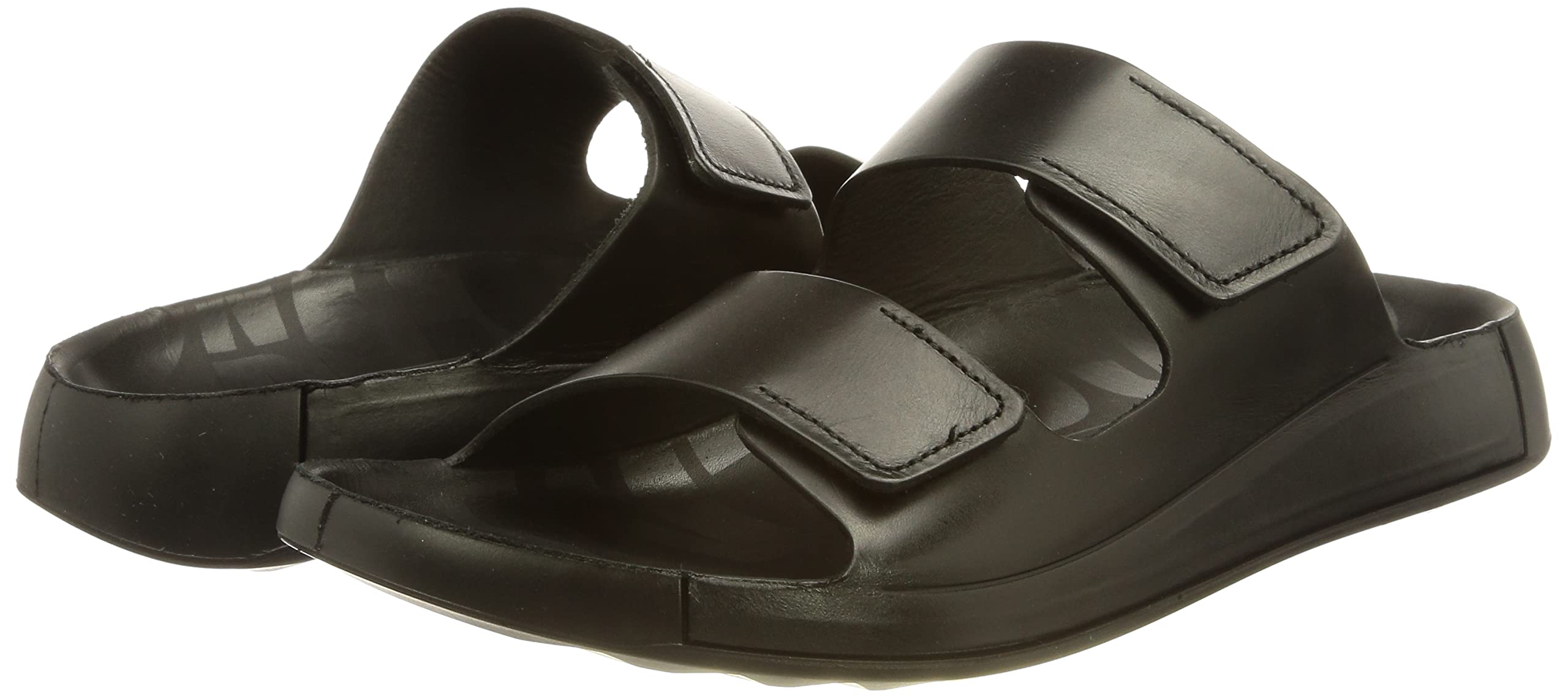 Ecco Cozmo 2nd Sandale Homme Noir Confort Ville