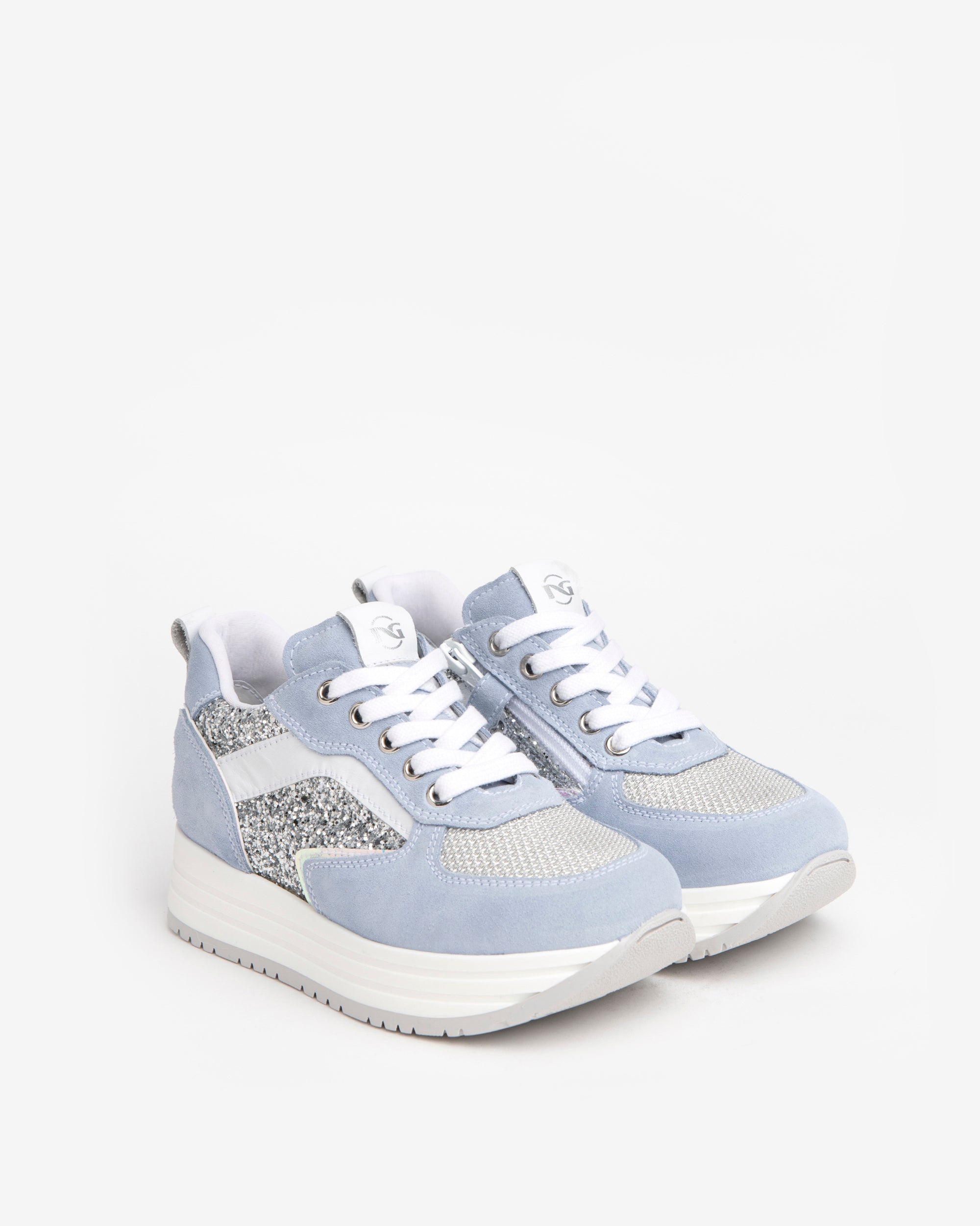NeroGiardini Sneakers Teens Fille Cuir Velours Technique
