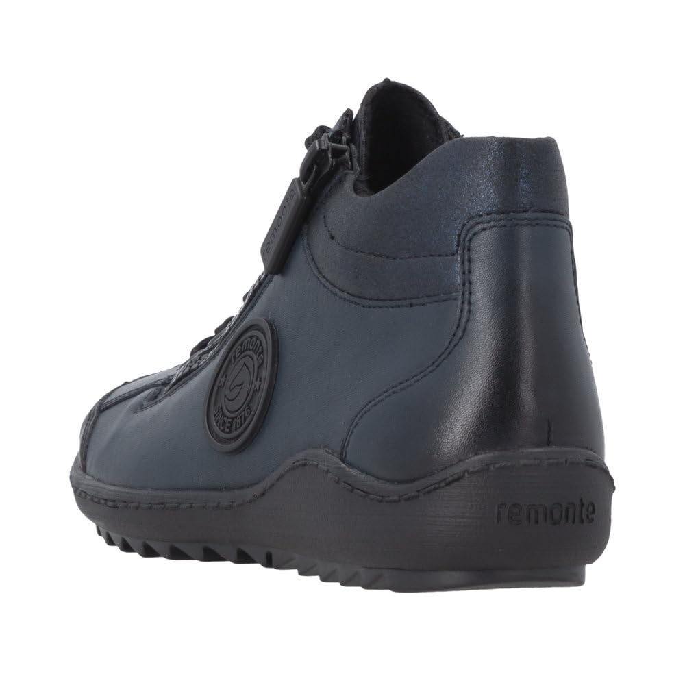 Remonte R1477 chaussures à lacets femme noir zip