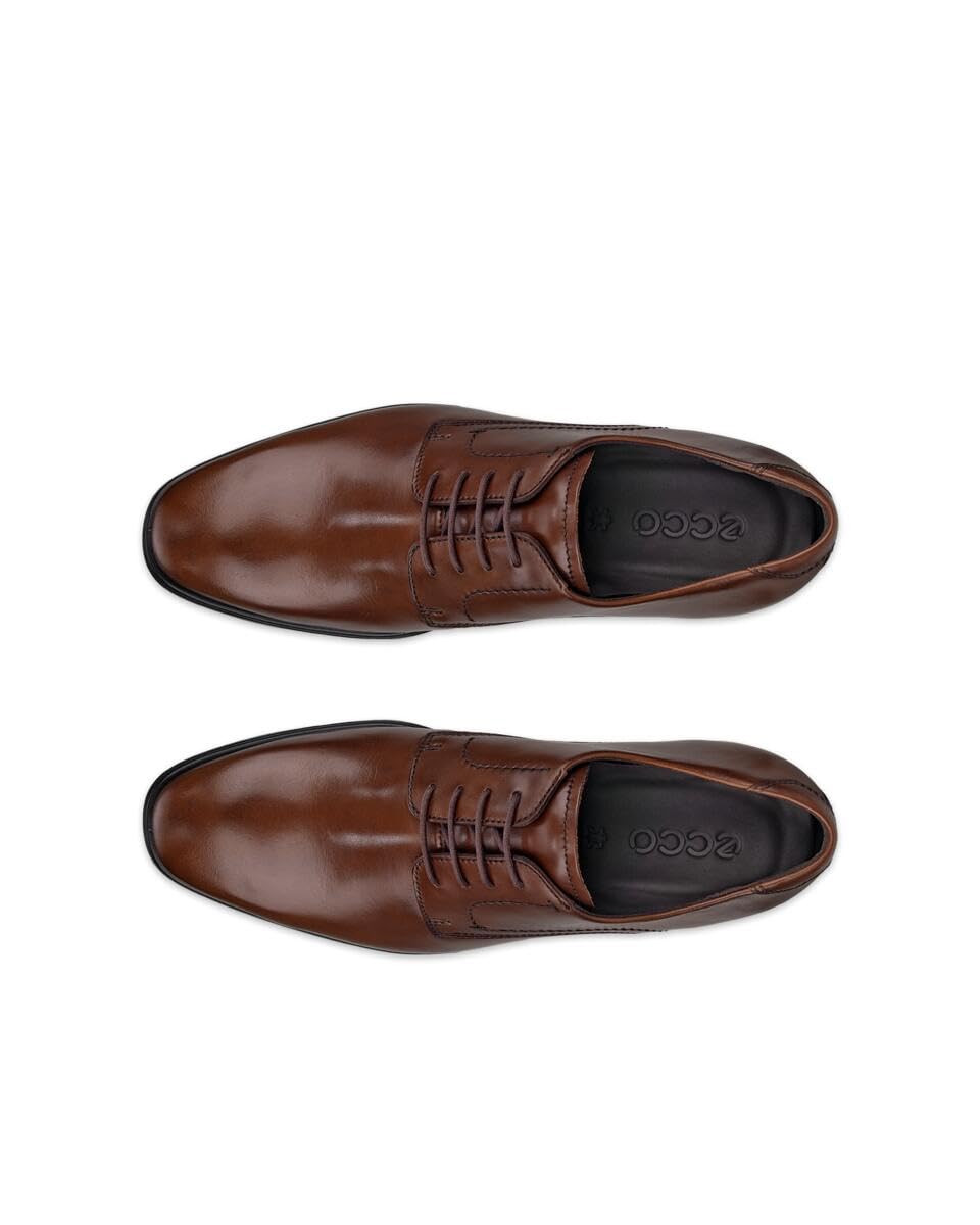 ECCO Derby Homme Cuir Noir 43 EU Confort Ville