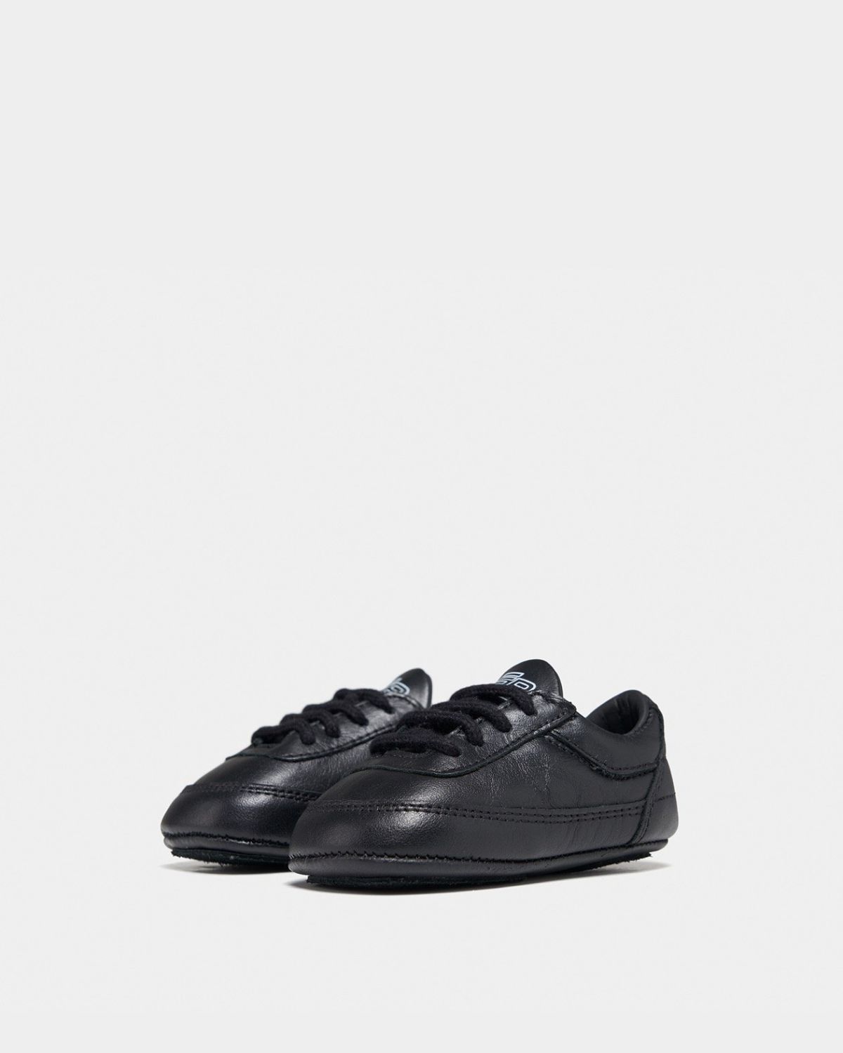 Filling Pieces Low Top Sneakers bébé noir cuir souple