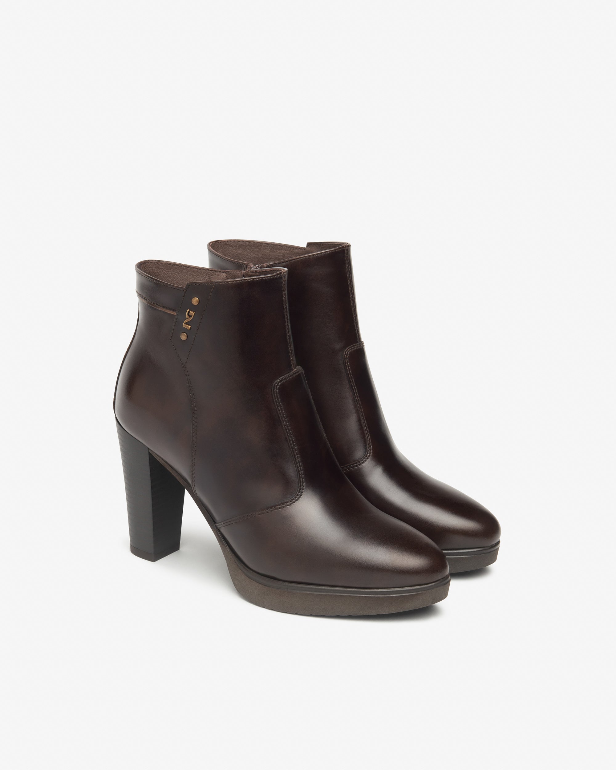 Nerogiardini Bottines Femme en Cuir
