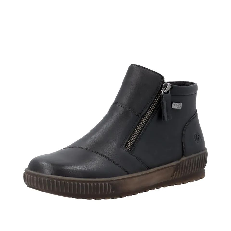 Remonte D0783 bottines femme 39 EU noir cuir TEX