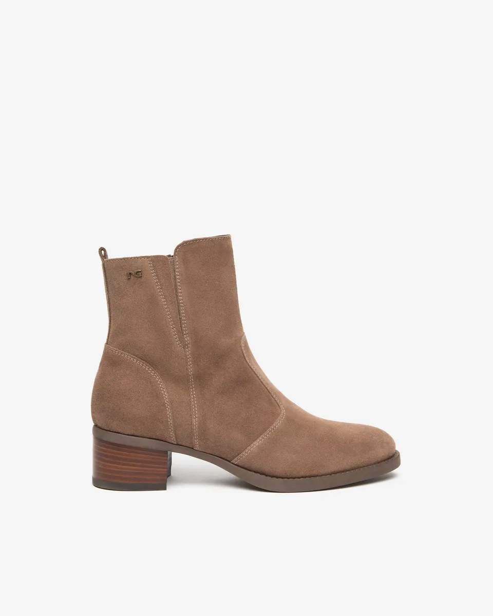 NeroGiardini Bottines Femme Bottines Velours Talon Bloc