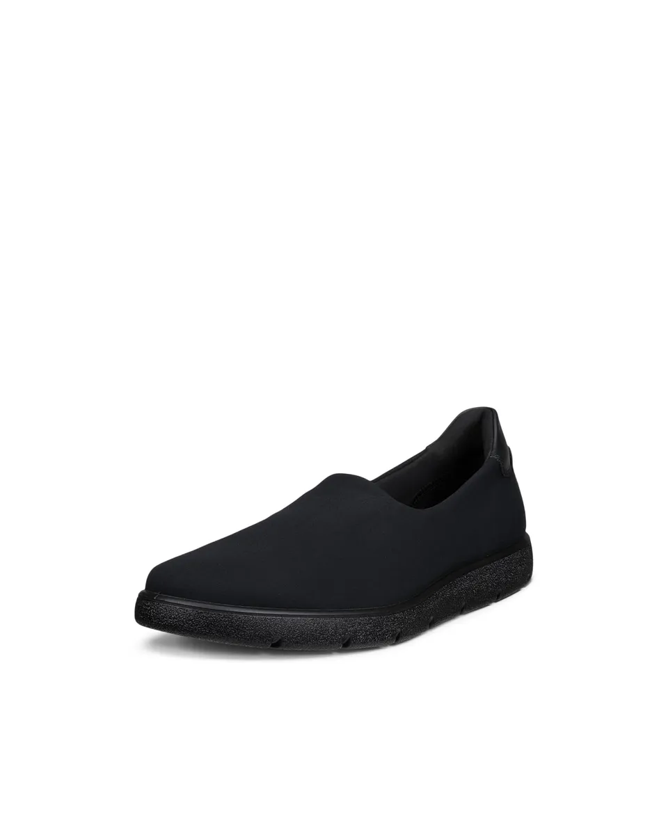 ECCO Bella 2 mocassin femme noir textile stretch