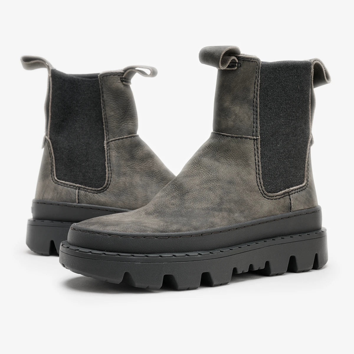 Satorisan Unalome Elastics Premium boots cuir noir