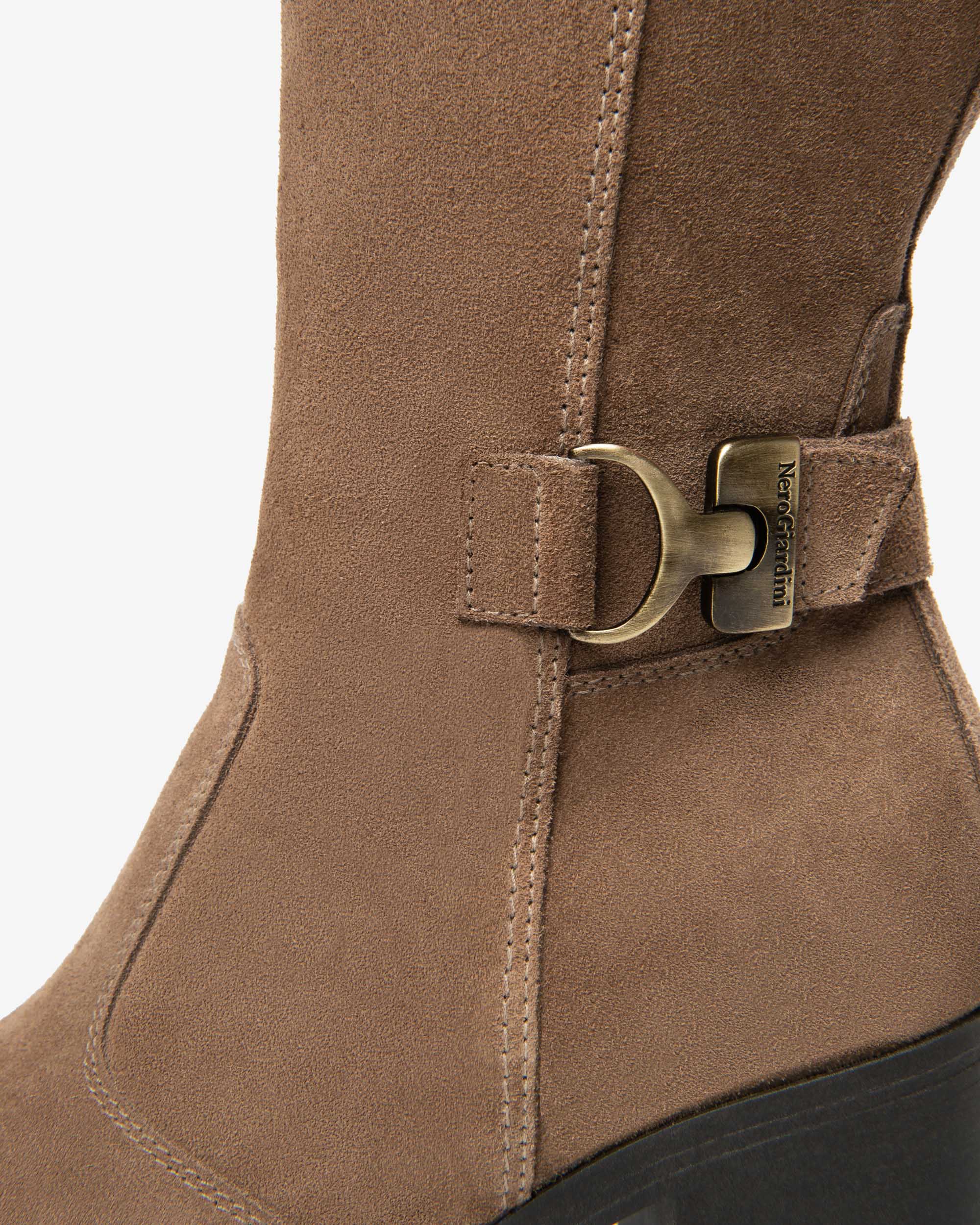 NeroGiardini Bottes Femme Cuir Velours Confort Hiver 35-41