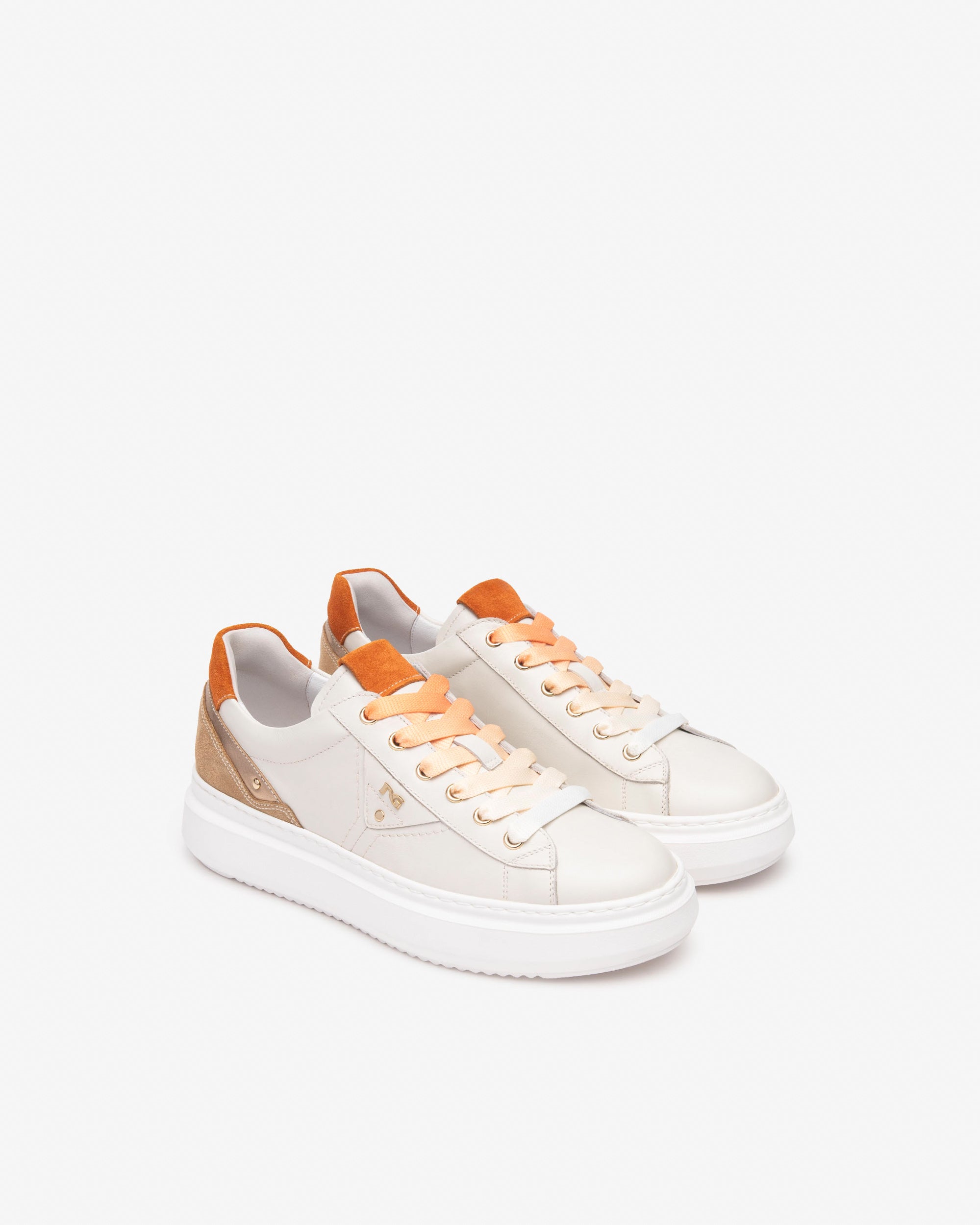 Nerogiardini Sneakers cuir velours femme Made in Italy