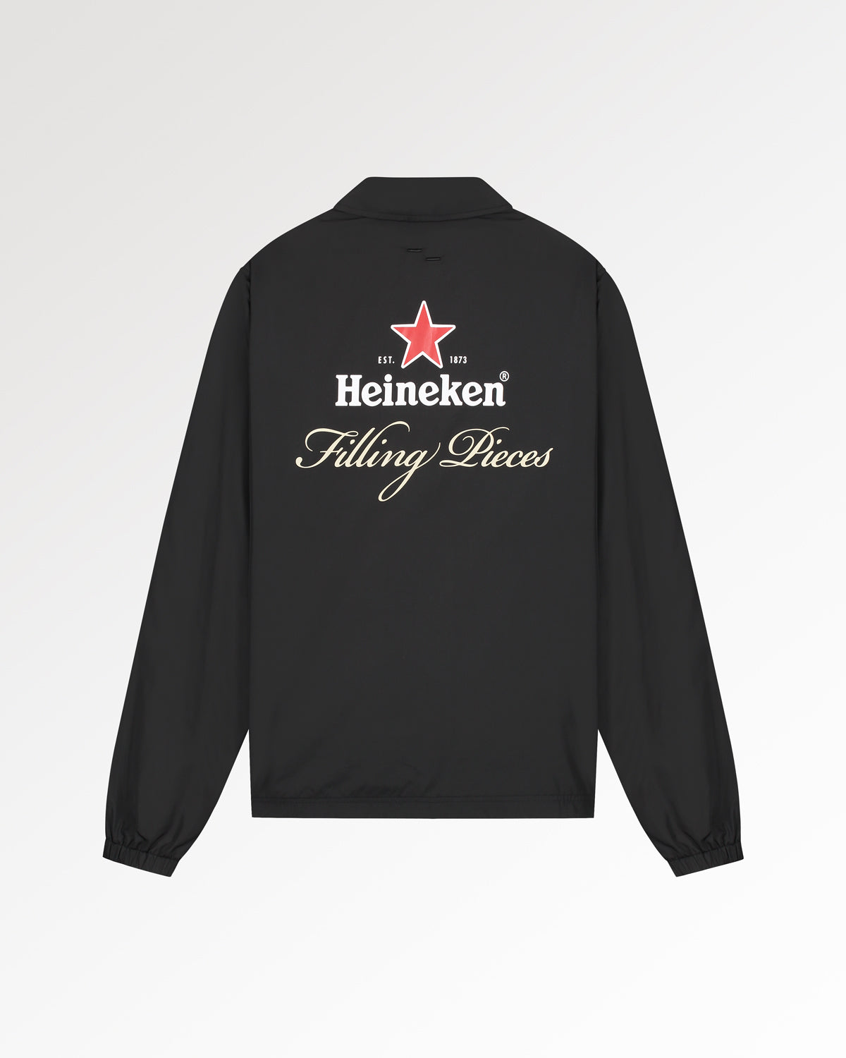 Filling Pieces Coach Jacket Heineken veste coach noire nylon