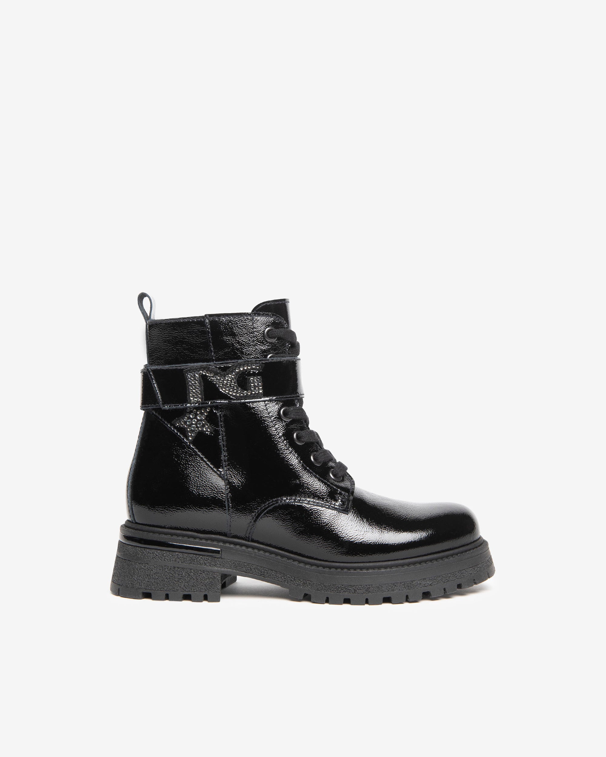 Nerogiardini Bottines Teens Bottes Vernis 32 Strass
