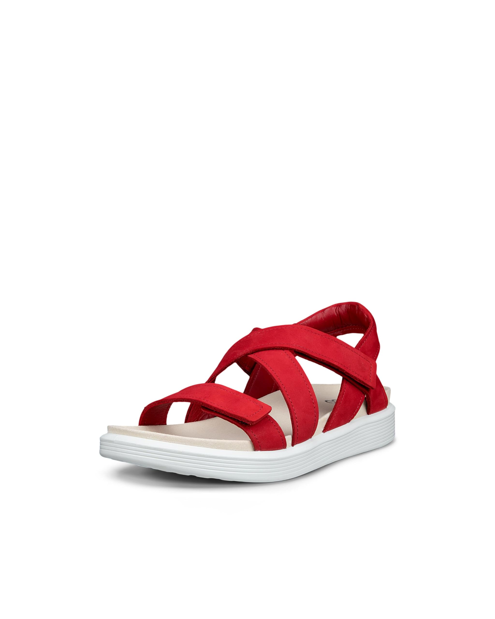 ECCO Soft Cross Strap Sandale Femme Noir 38 EU