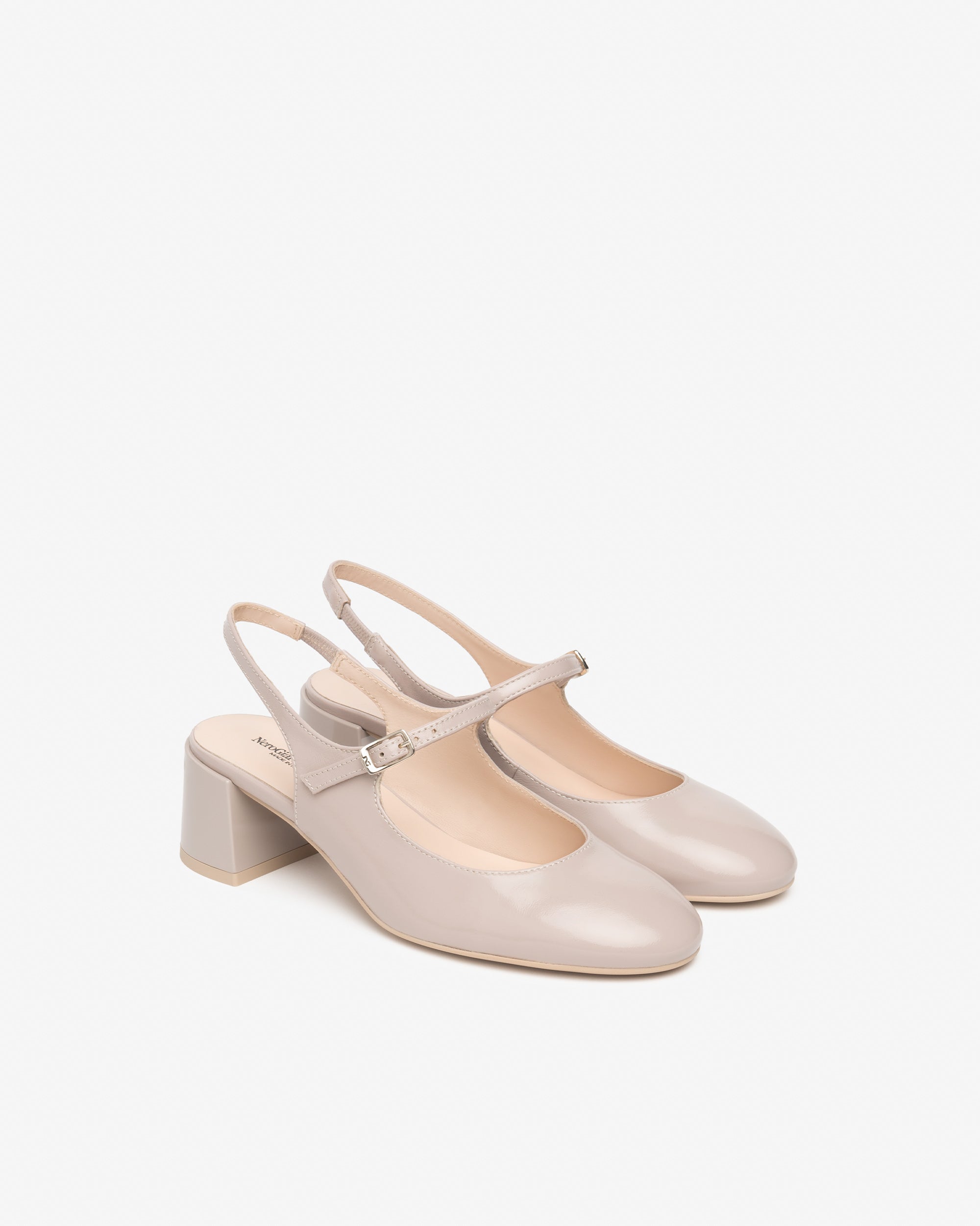 Nerogiardini Slingbacks Femme en Cuir Confort Été