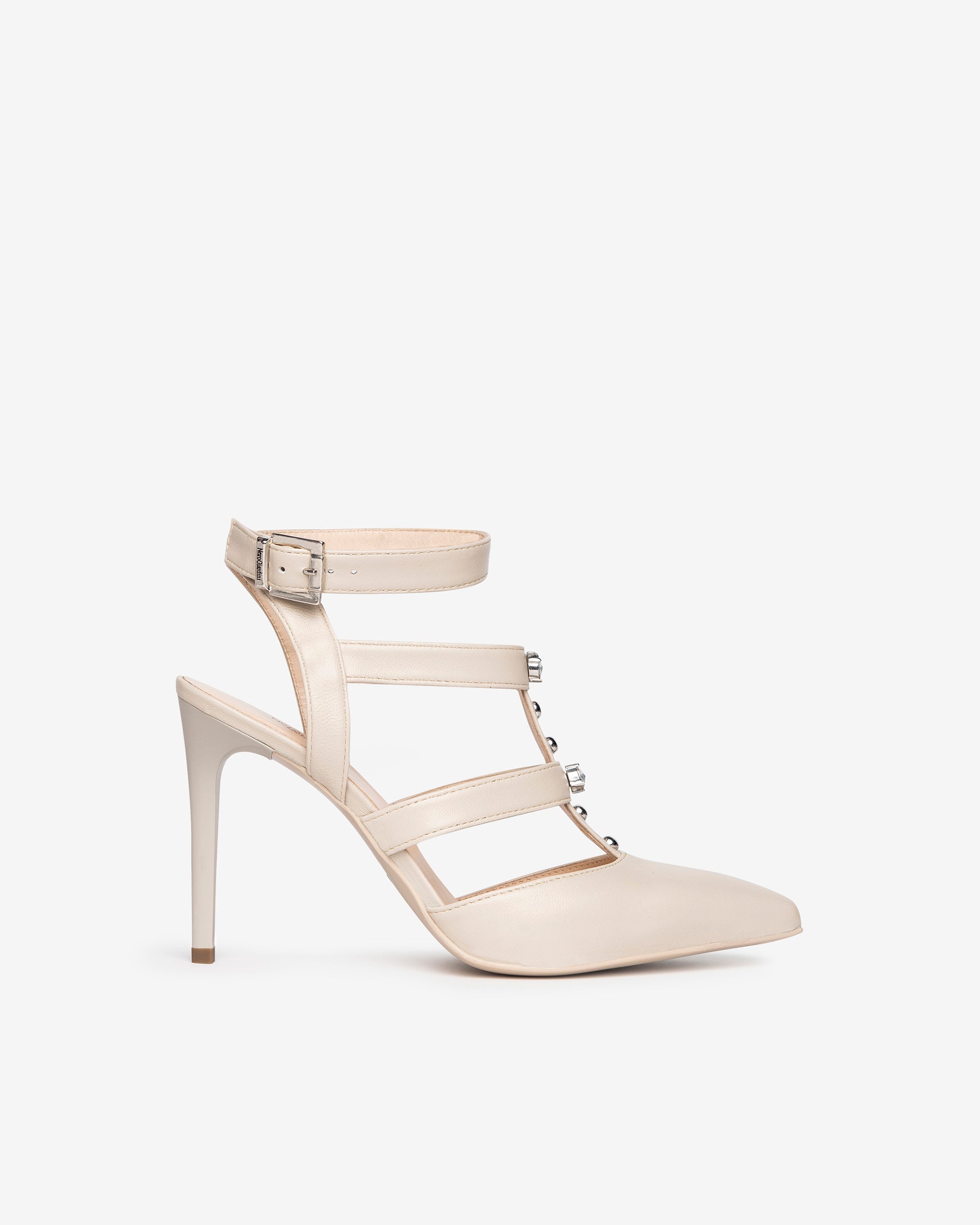 NeroGiardini Escarpins Escarpins Cuir Strass Talon 9,5 cm
