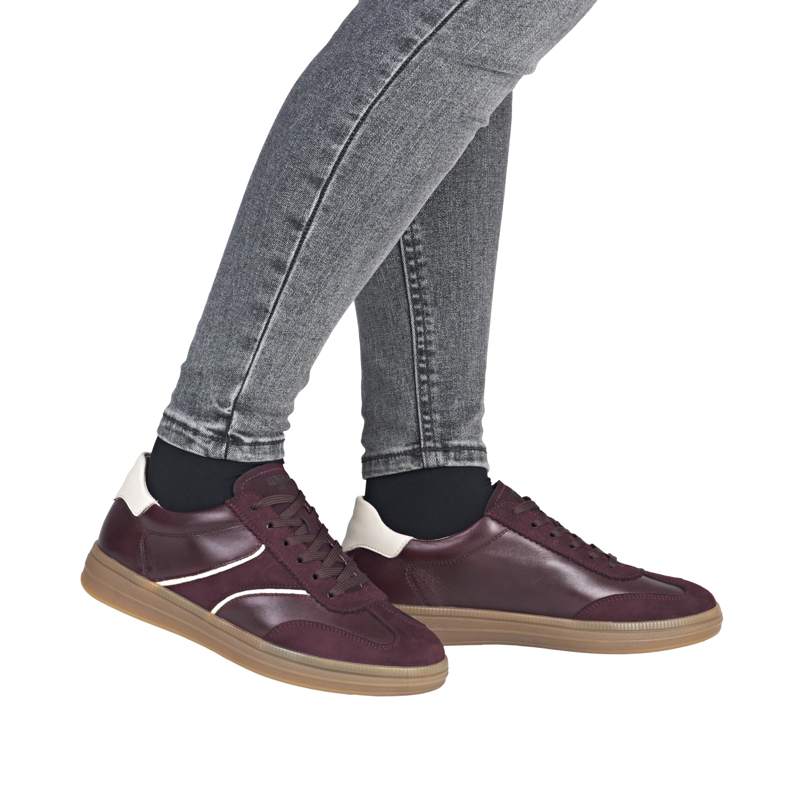 Remonte D2C05 baskets basses femme blanc cuir
