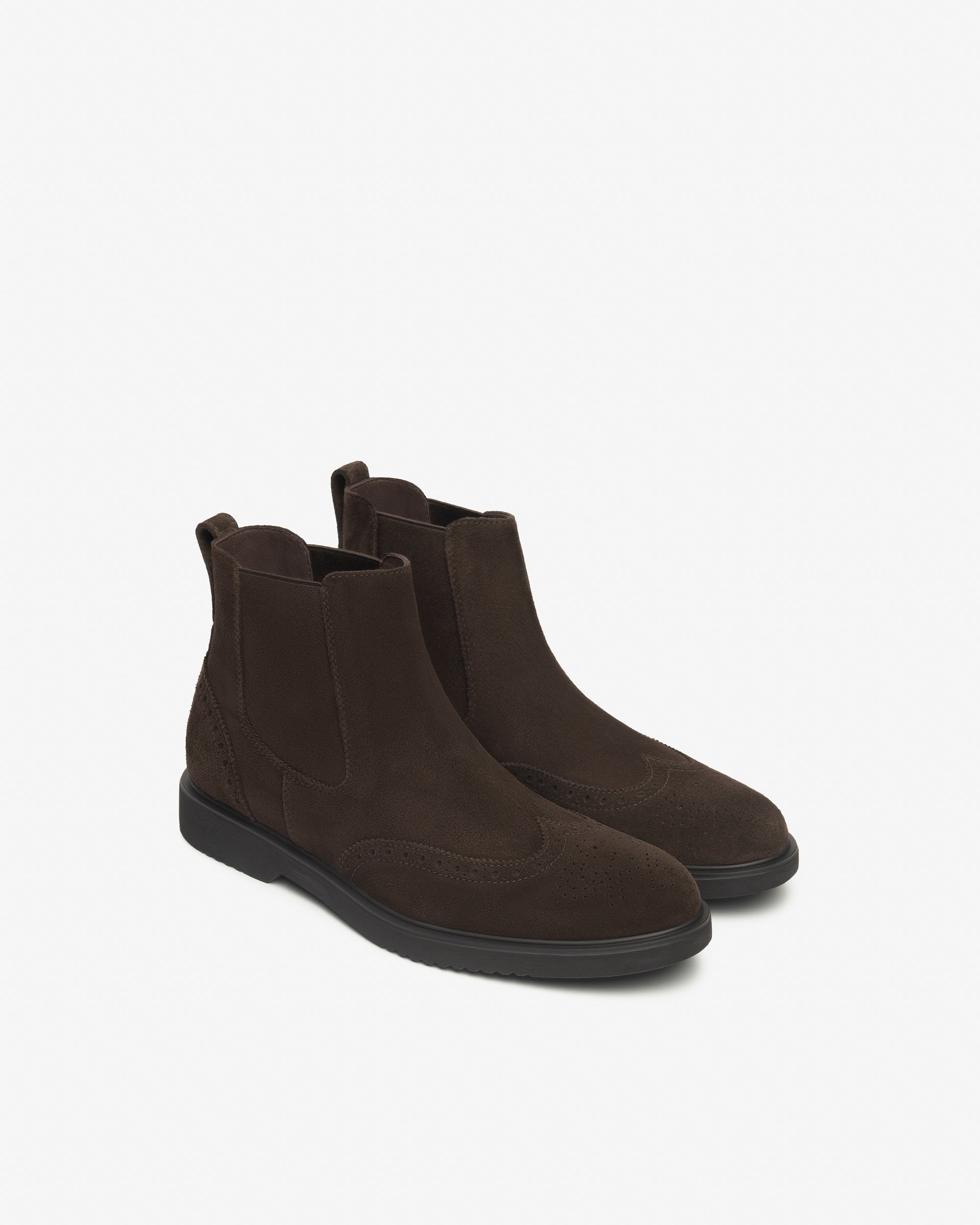NeroGiardini Bottines Chelsea Homme Cuir Velours