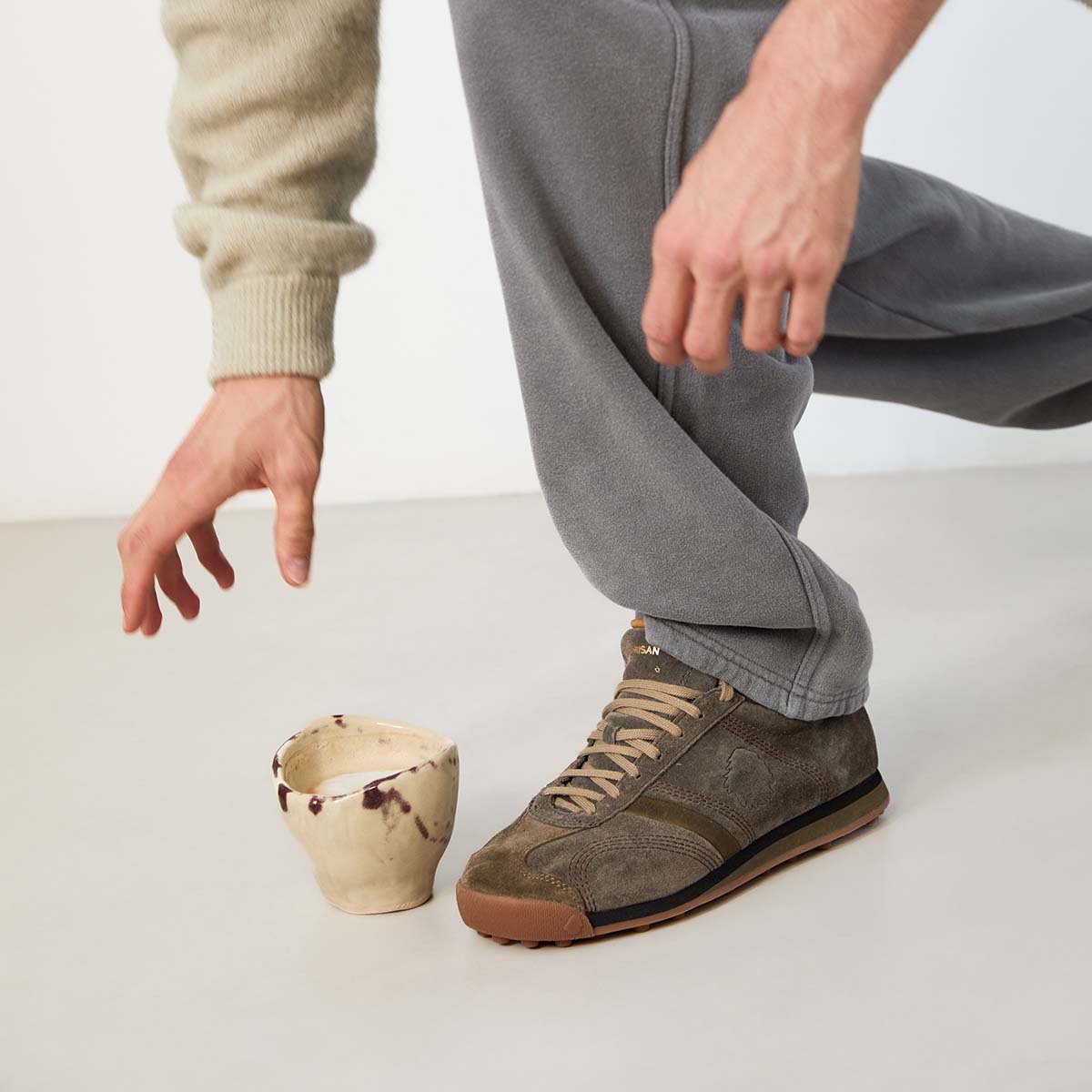 Satorisan Stardust Suede baskets daim kaki homme