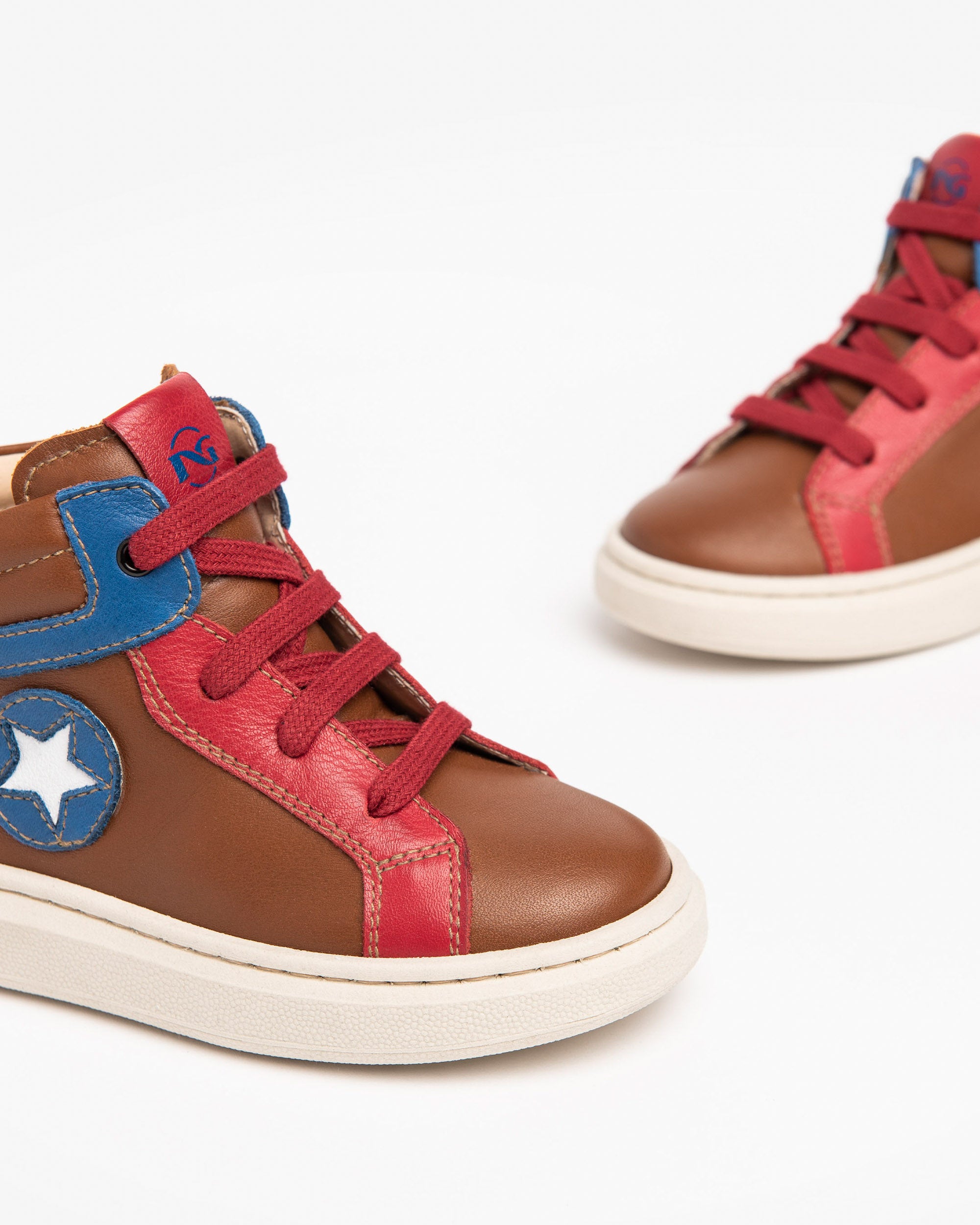 NeroGiardini Sneakers Kids Garçon Cuir Baskets DryGo