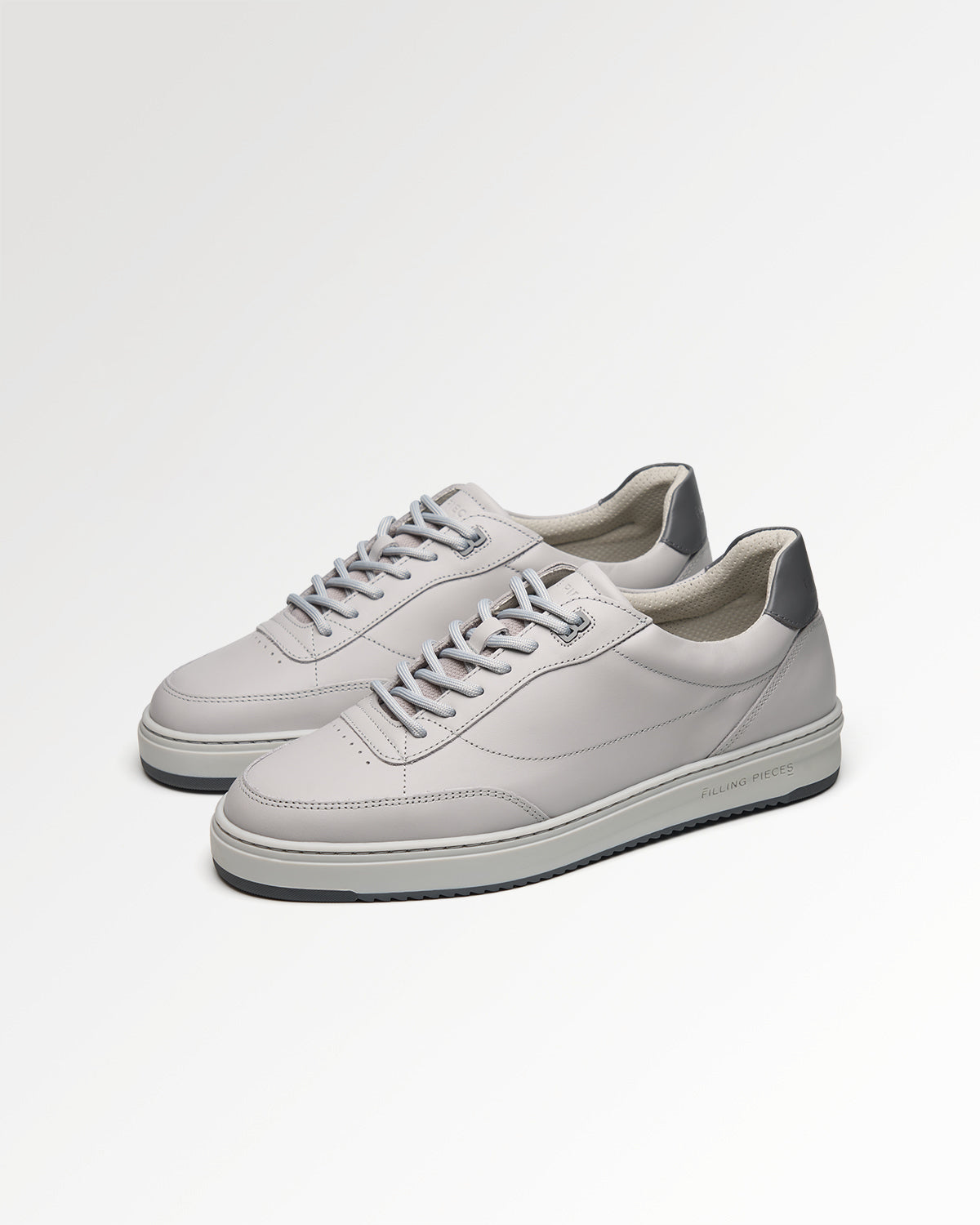 Filling Pieces Mondo Trim All Grey sneakers gris cuir
