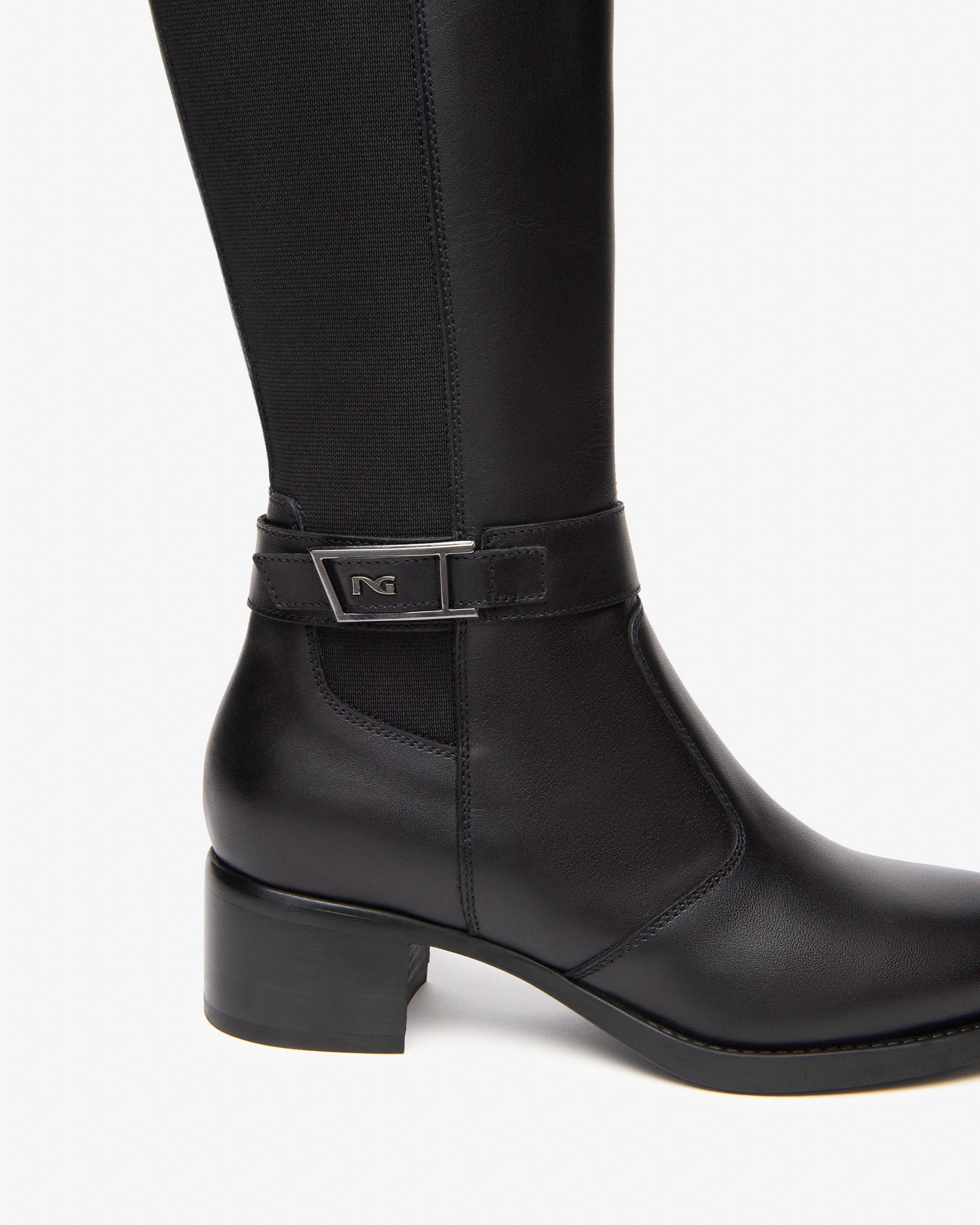 NeroGiardini Bottes Femme Cuir Tissu Pointure 35-41 Confort
