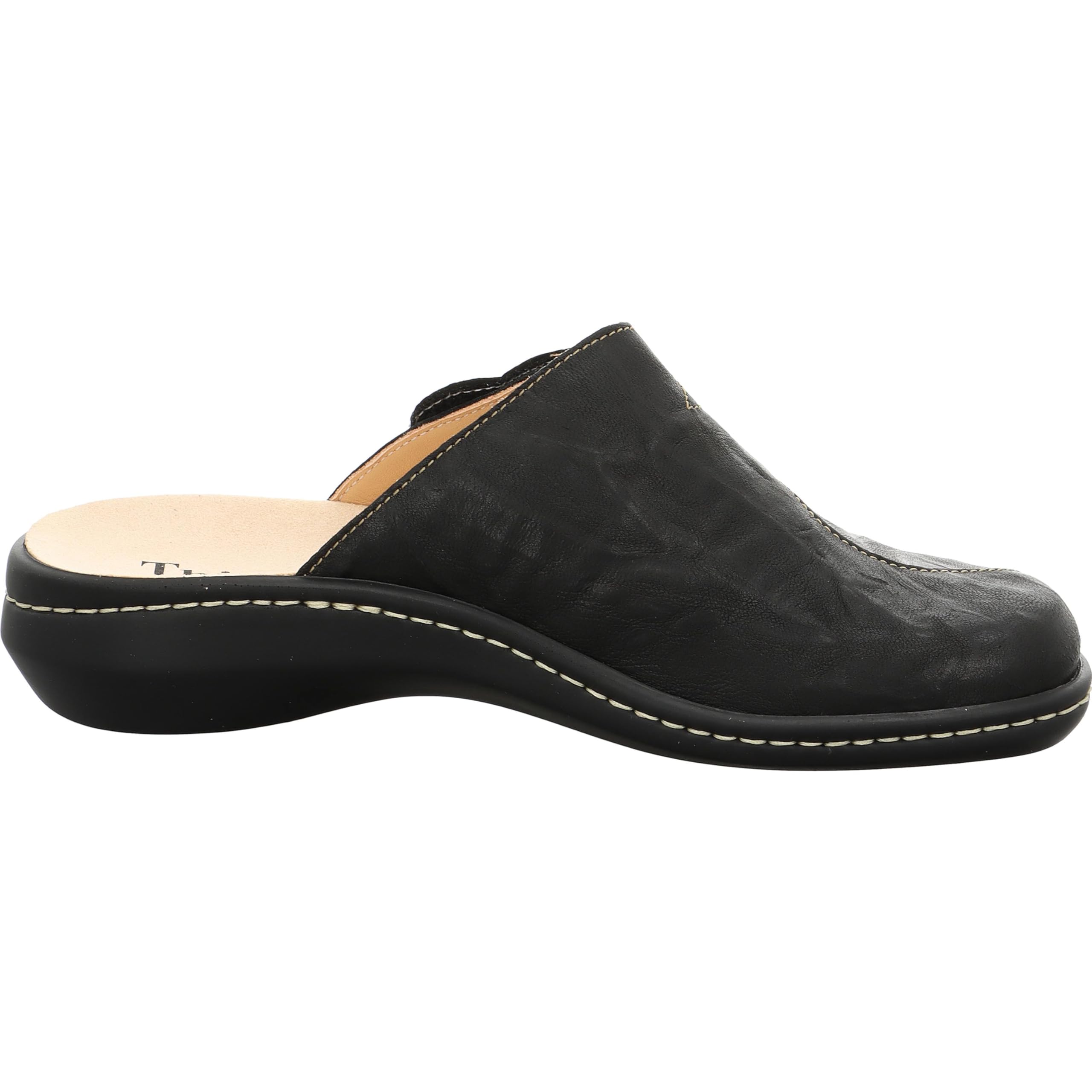 Think Camilla Mules Femme Cuir Noir Combi 38 EU Confort