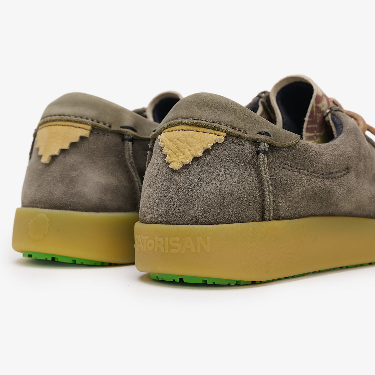 Satorisan Kwahu Winter Fantasy Deep Khaki chaussures cuir femme