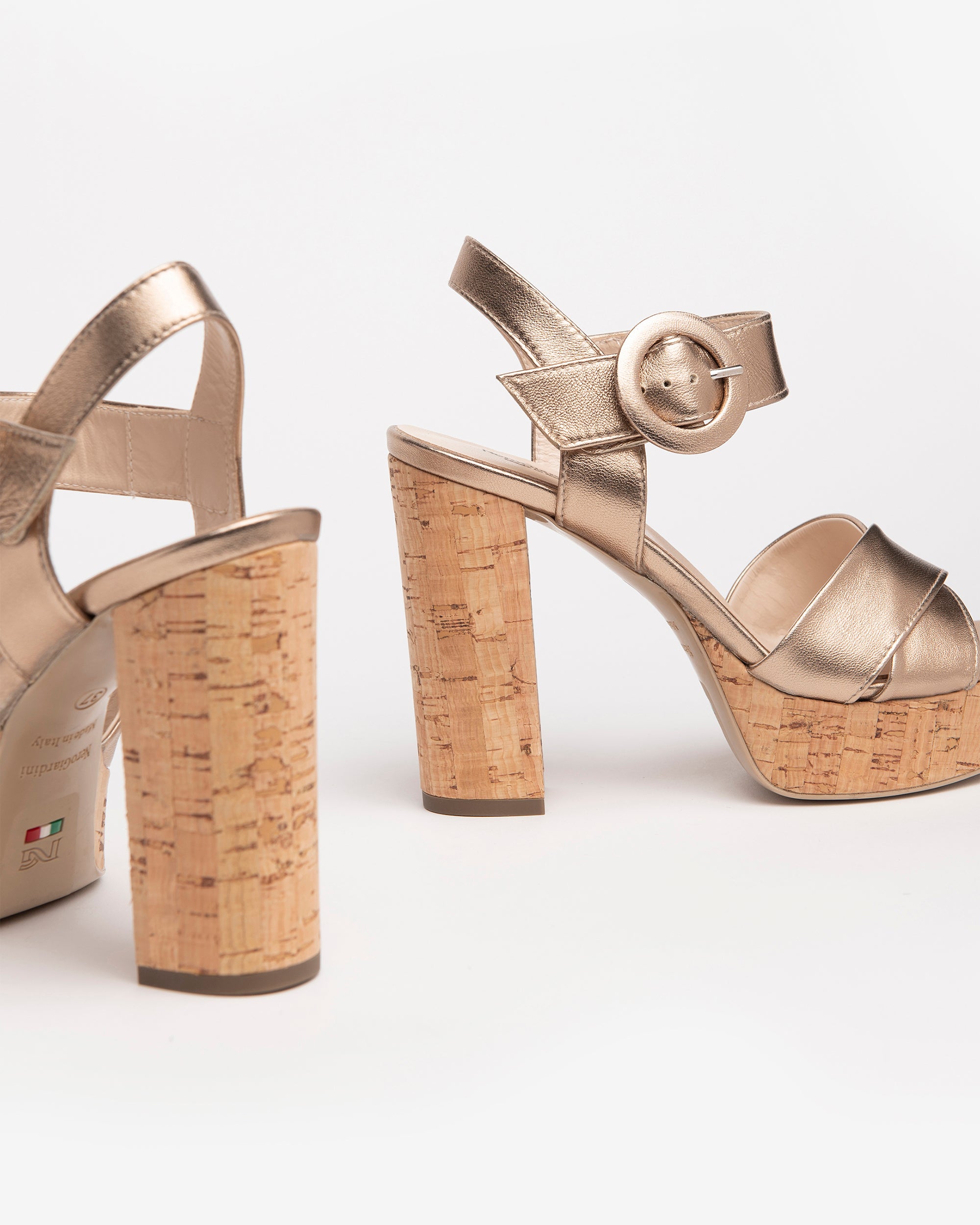 NeroGiardini Sandales Femme Cuir Été Italie