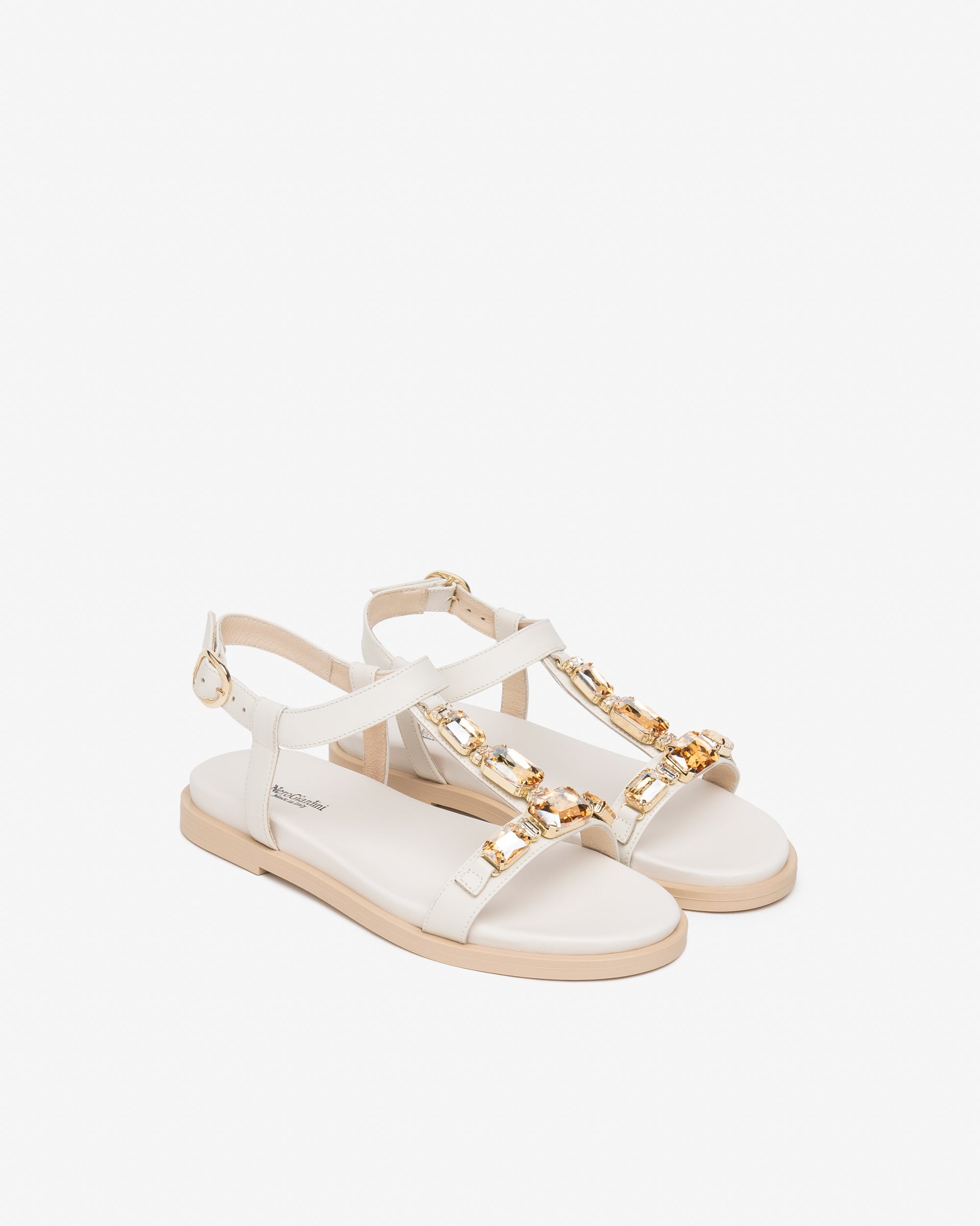 NeroGiardini Sandales Femme Cuir Été Confort Ville