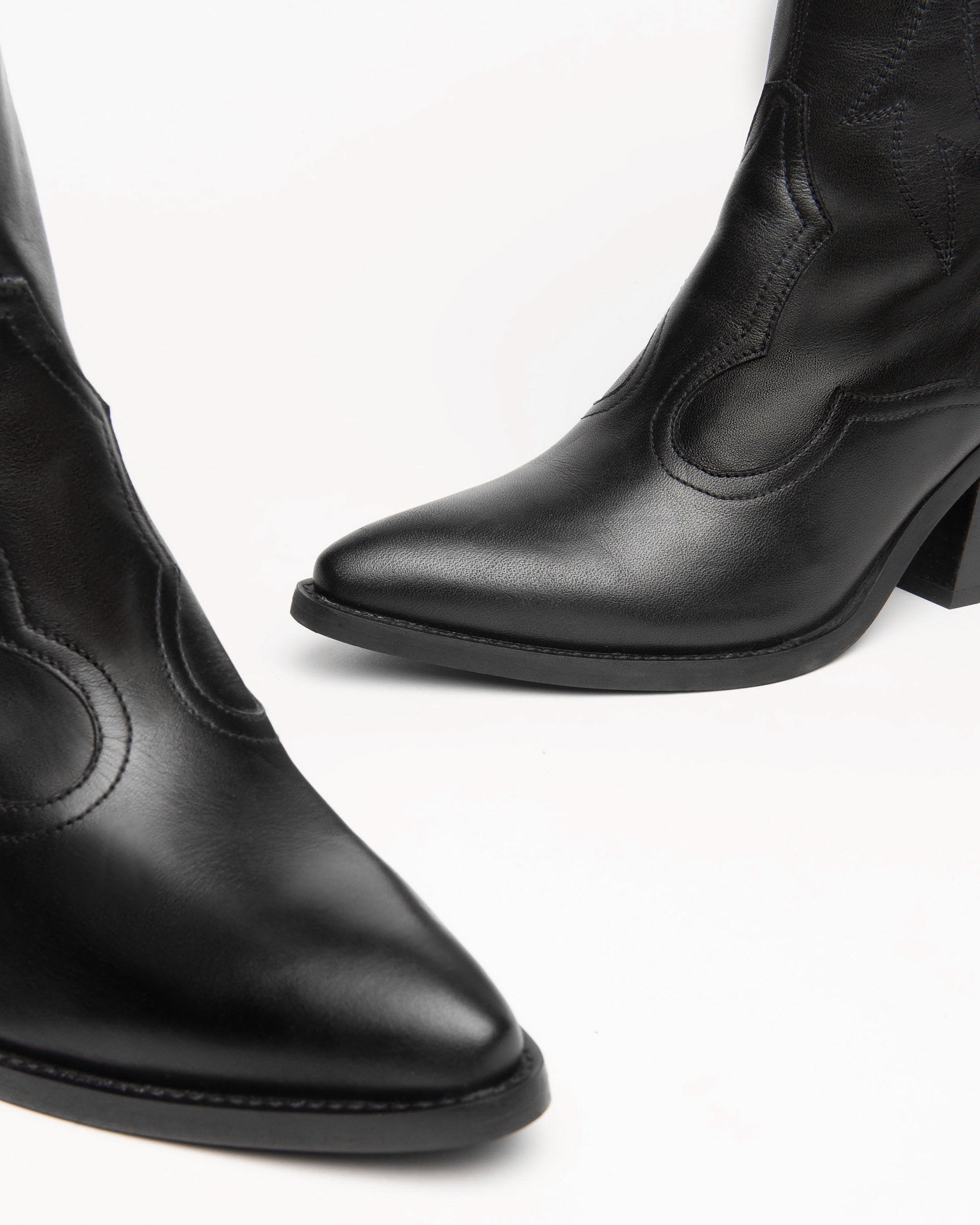 NeroGiardini Bottes Cuir Femme Western 75 mm 35-41