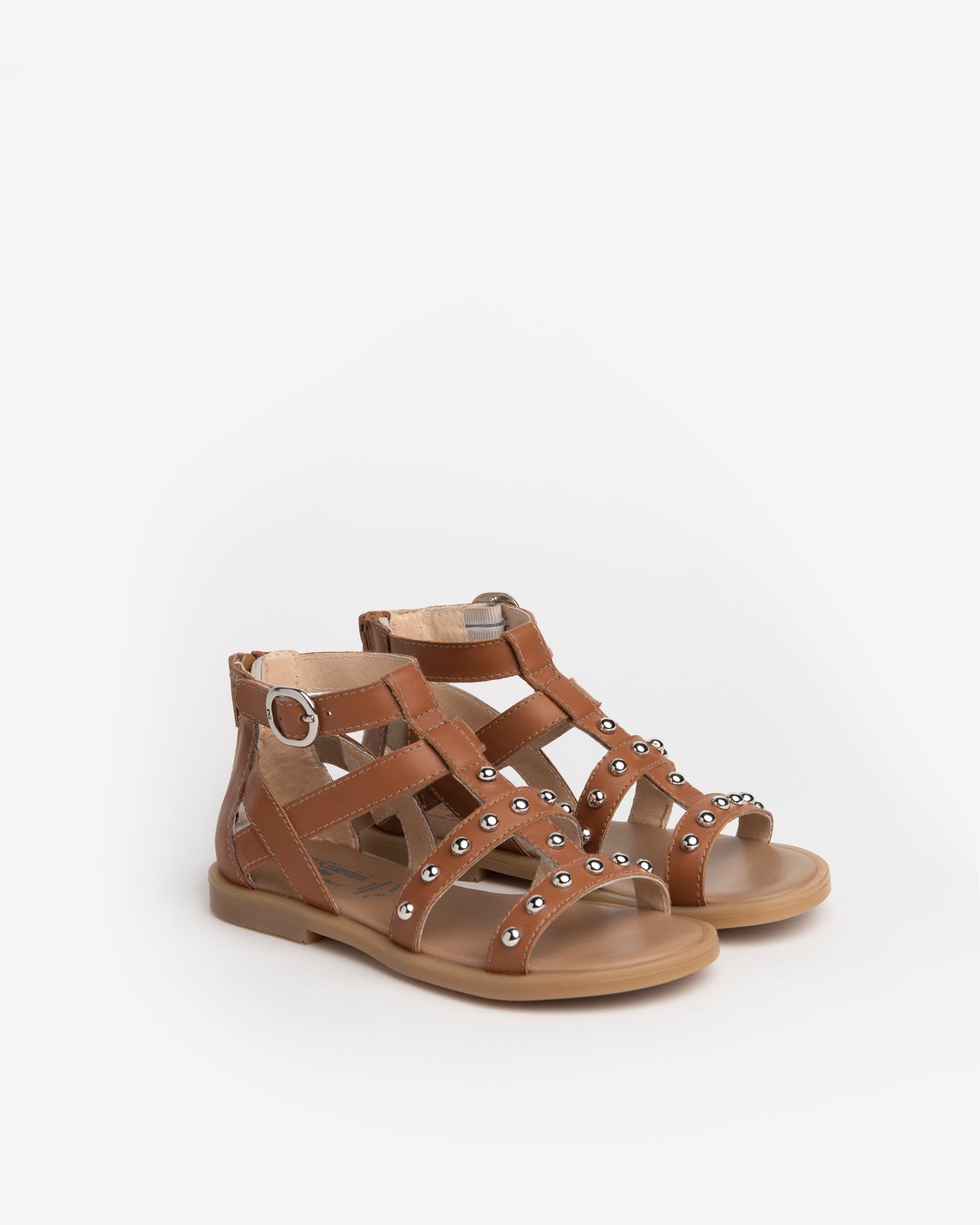 NeroGiardini Sandales spartiate fille cuir zip