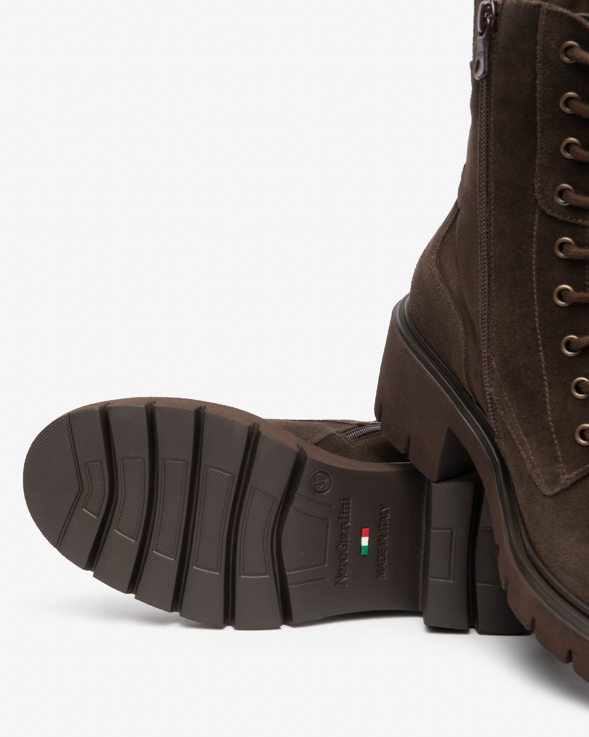 NeroGiardini Bottines Motardes Daim Femme 60 mm