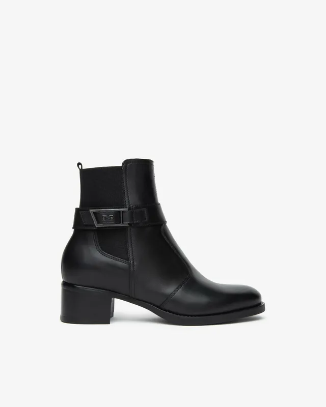 NeroGiardini Bottines Femme Cuir Tissu 37 Memory