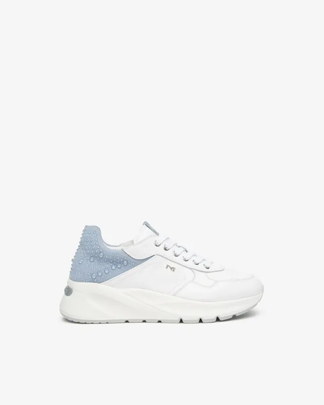 NeroGiardini Sneakers Femme Cuir Velours Memory 38