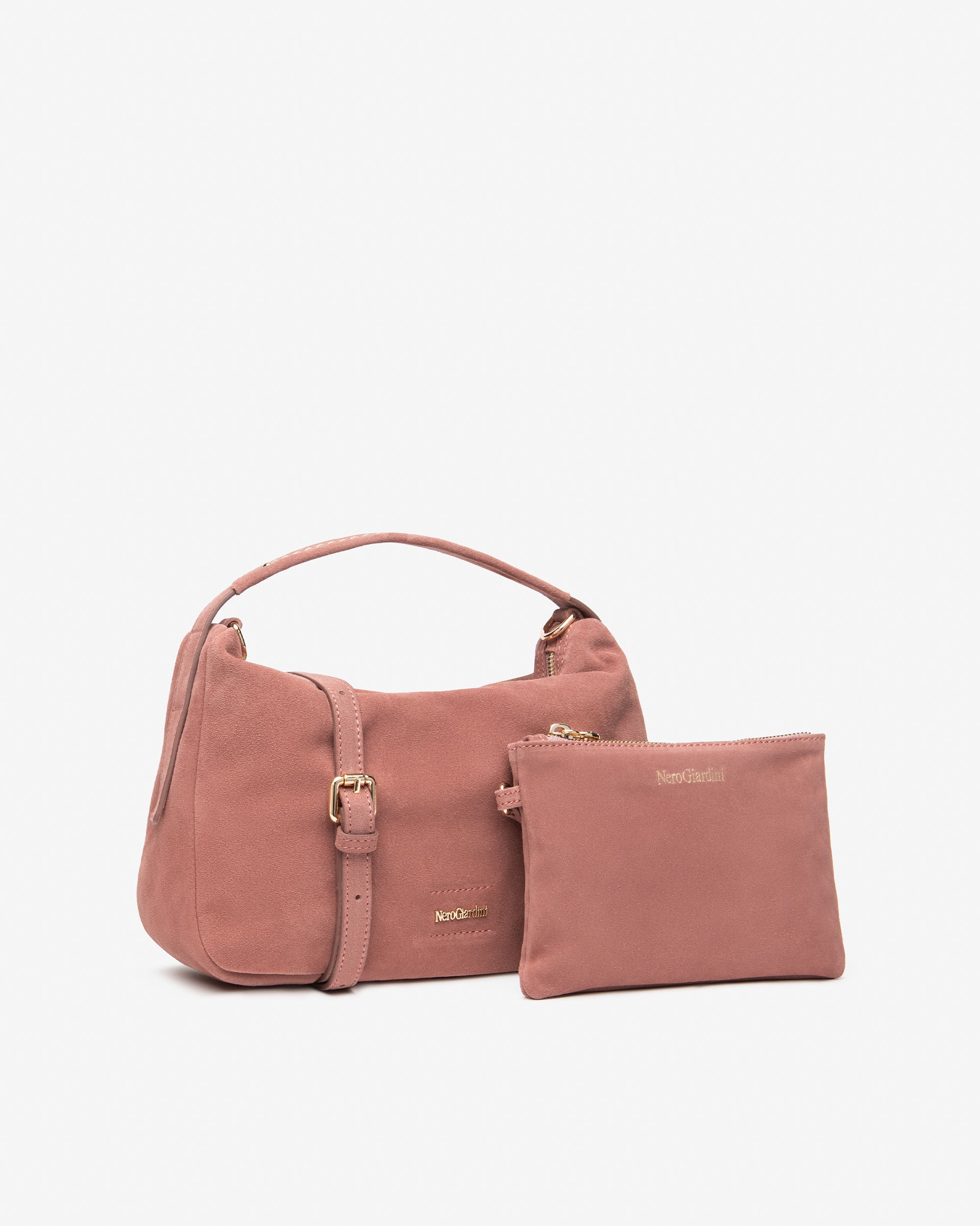 NeroGiardini Besace femme cuir velours taille PZ