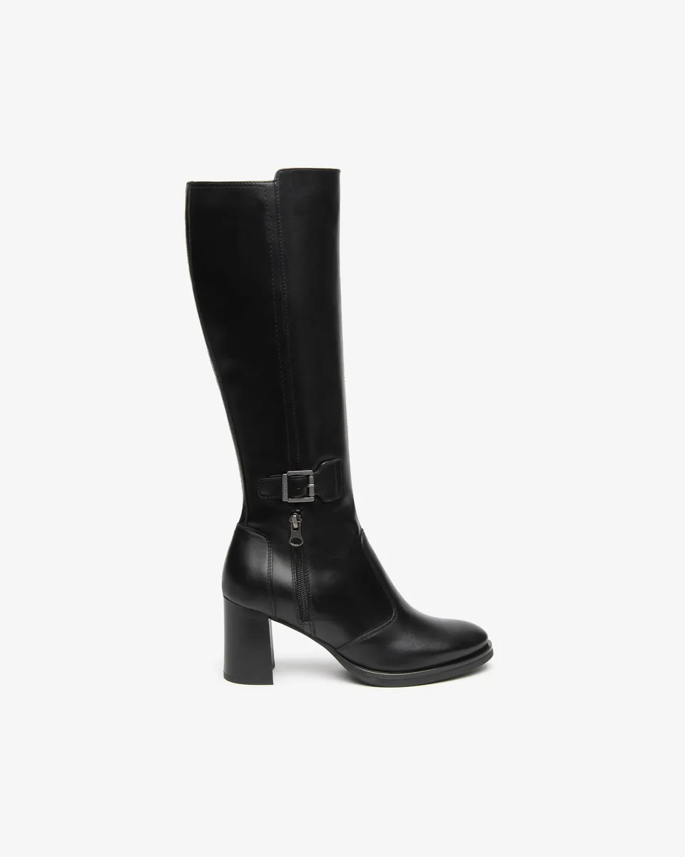 NeroGiardini Bottes Femme Cuir botte talon 75 mm